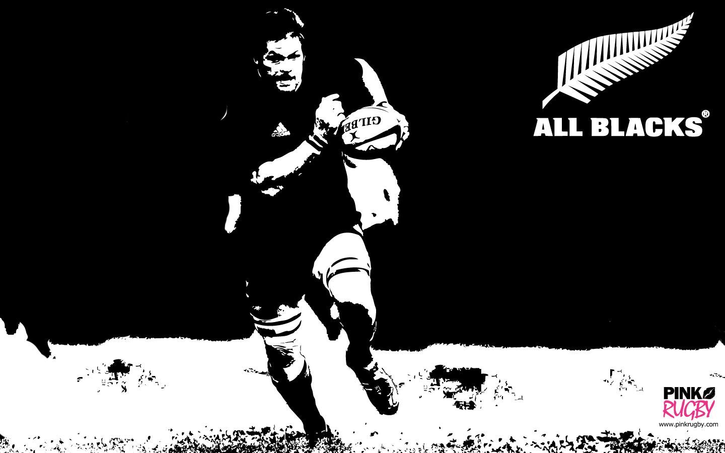 Giocatore rugby All Blacks logo felce, 1440x900 HD, MacBook Air