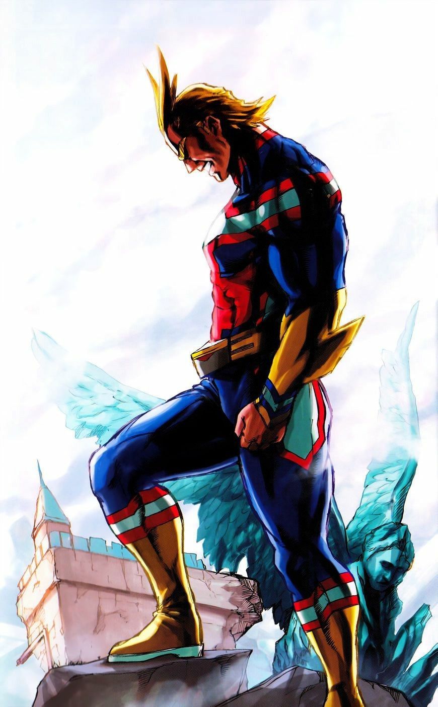All Might My Hero Academia, 870x1405 Full HD Verticale, Smartphone