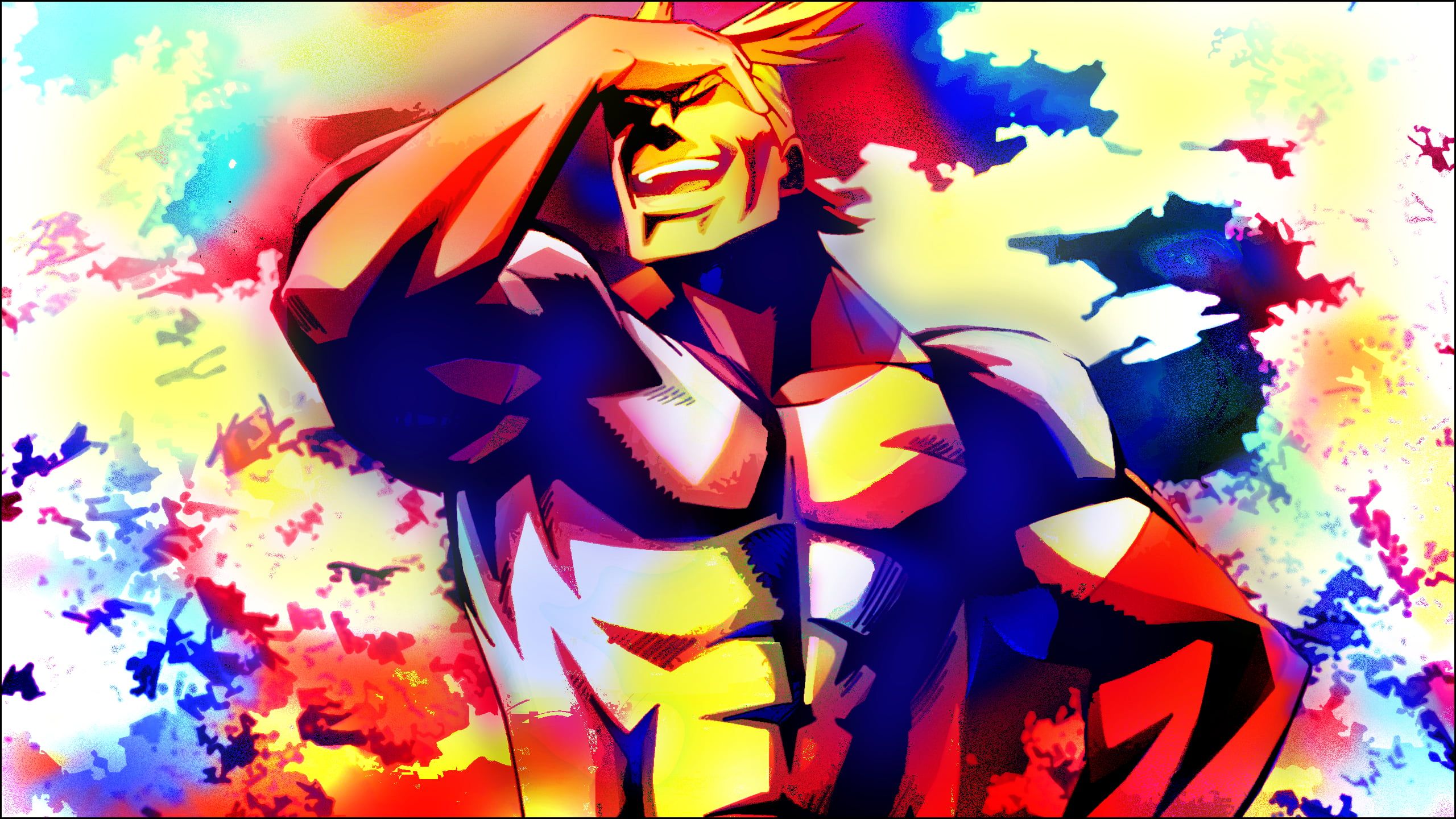 All Might My Hero Academia, 2560x1440 2K, Monitor Gaming