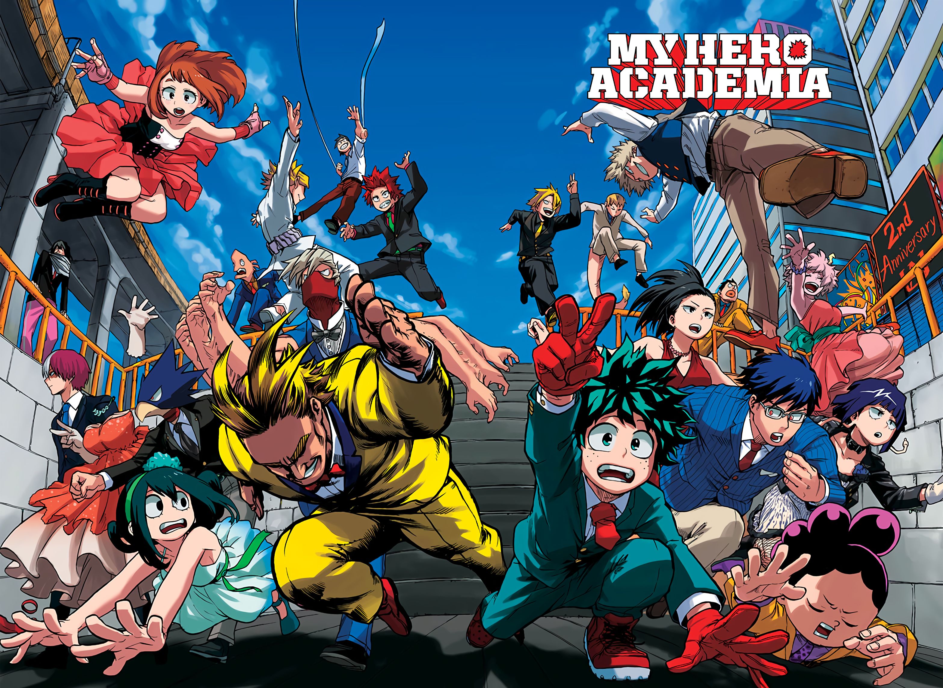 My Hero Academia personaggi anime, eroi, 3135x2288 2K+, Desktop