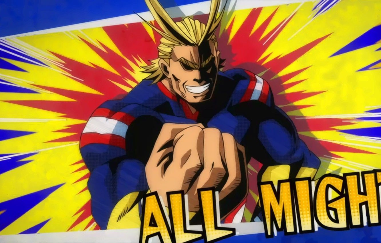 All Might My Hero Academia, 1332x850 HD, ROG Asus Laptop