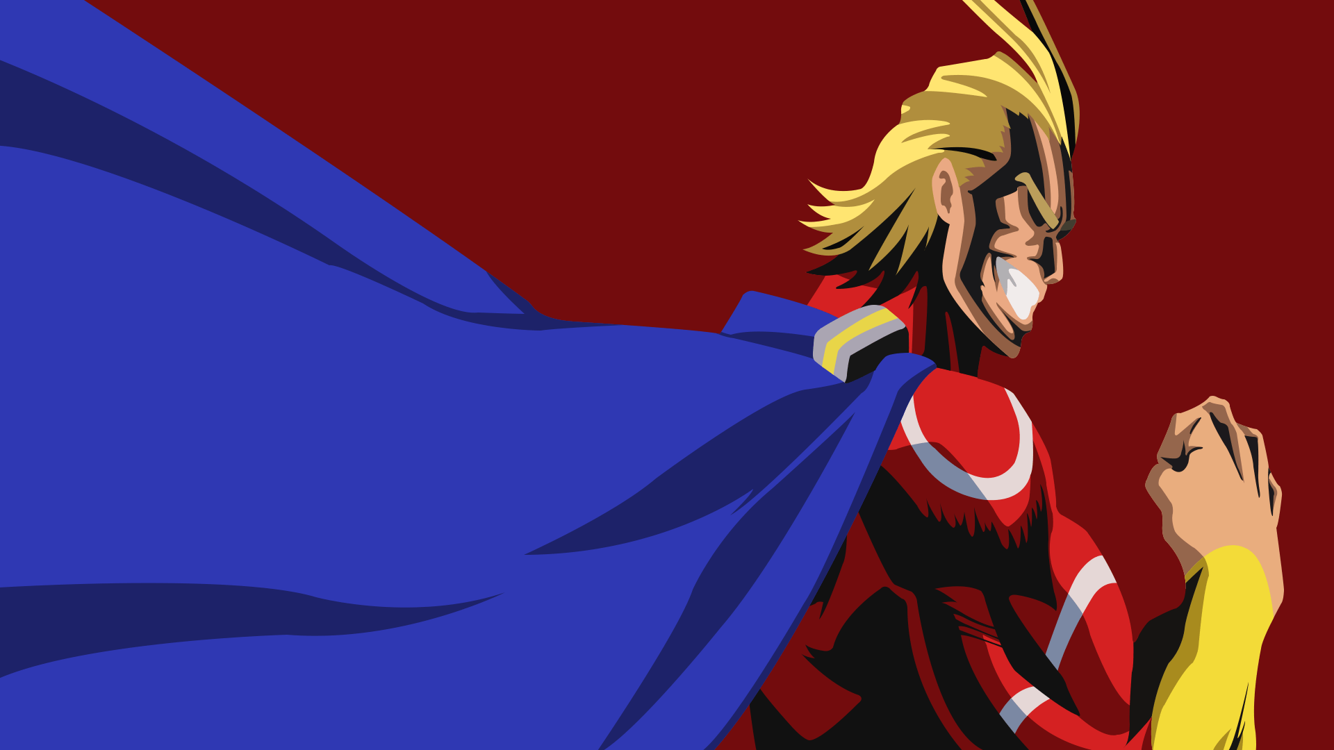 All Might My Hero Academia, anime shonen, 1920x1080 Full HD 1080p, PC