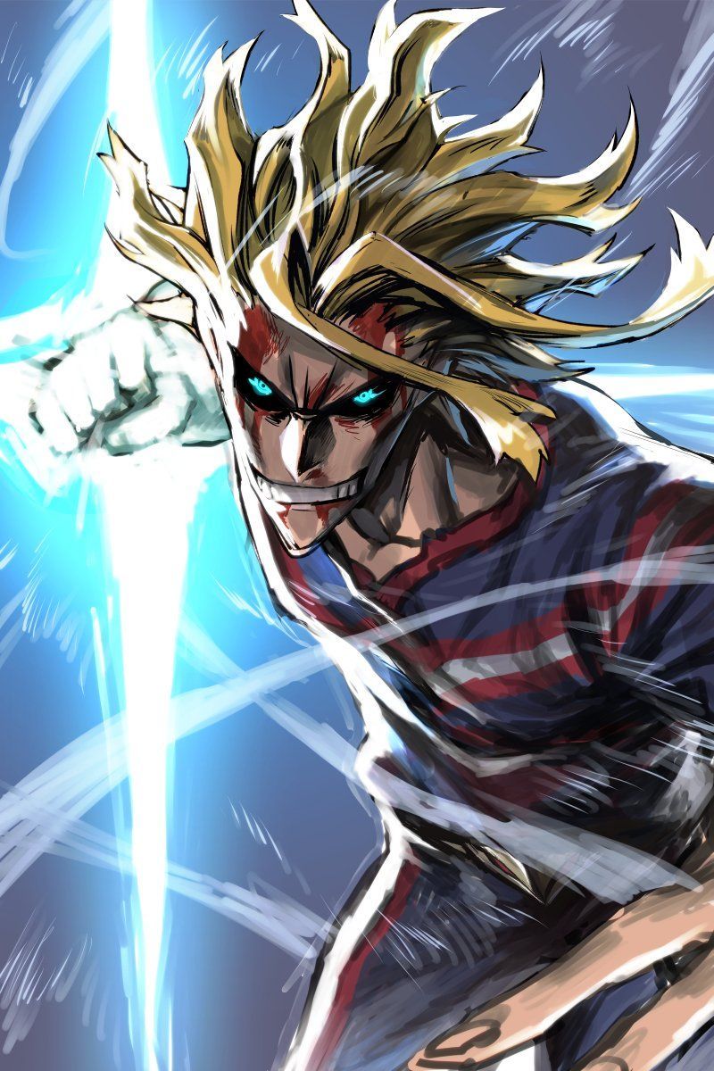 All Might My Hero Academia, One For All, 800x1200 Full HD Verticale, Smartphone