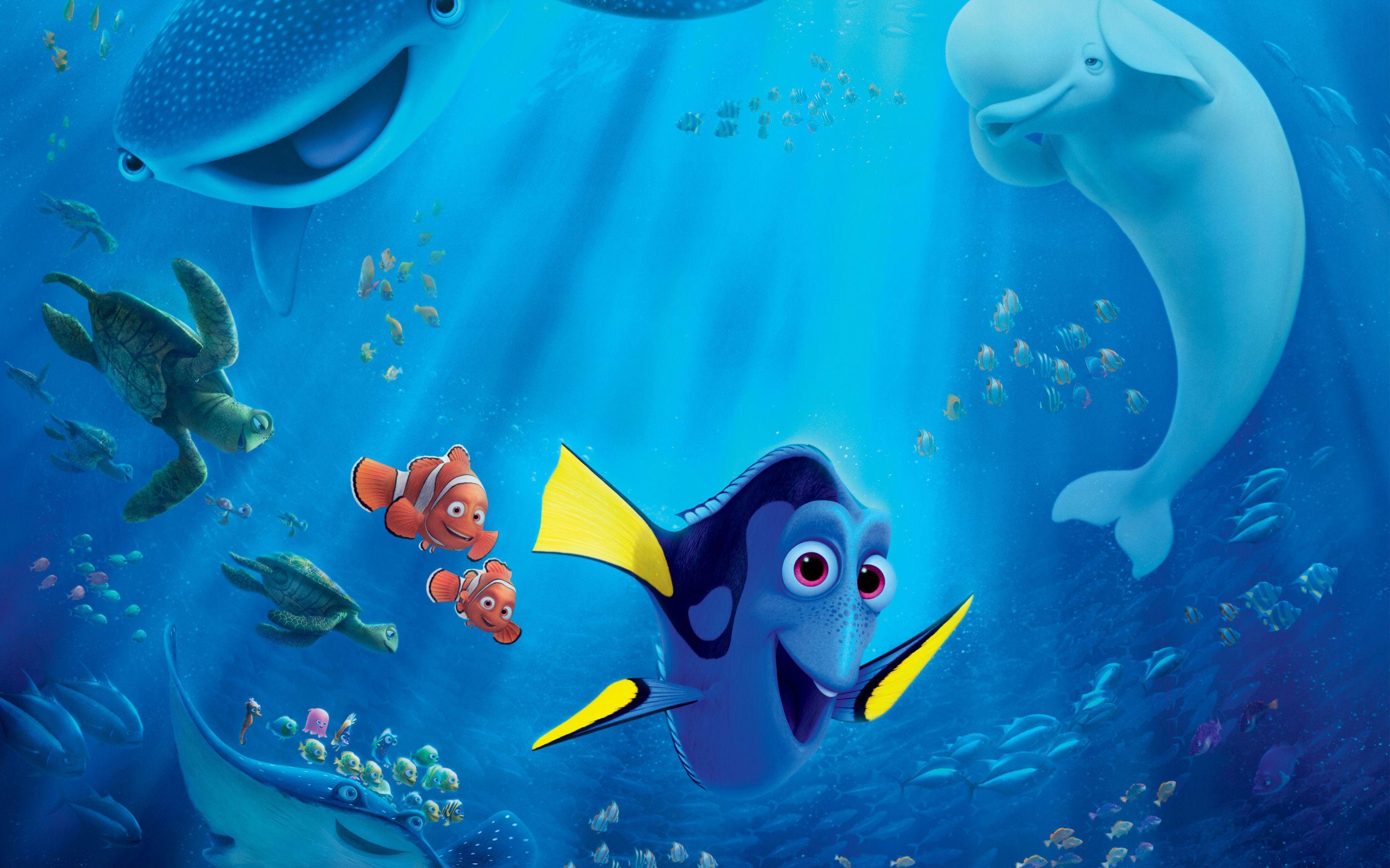 Alla Ricerca di Dory personaggi, 2880x1800 2K+, Desktop