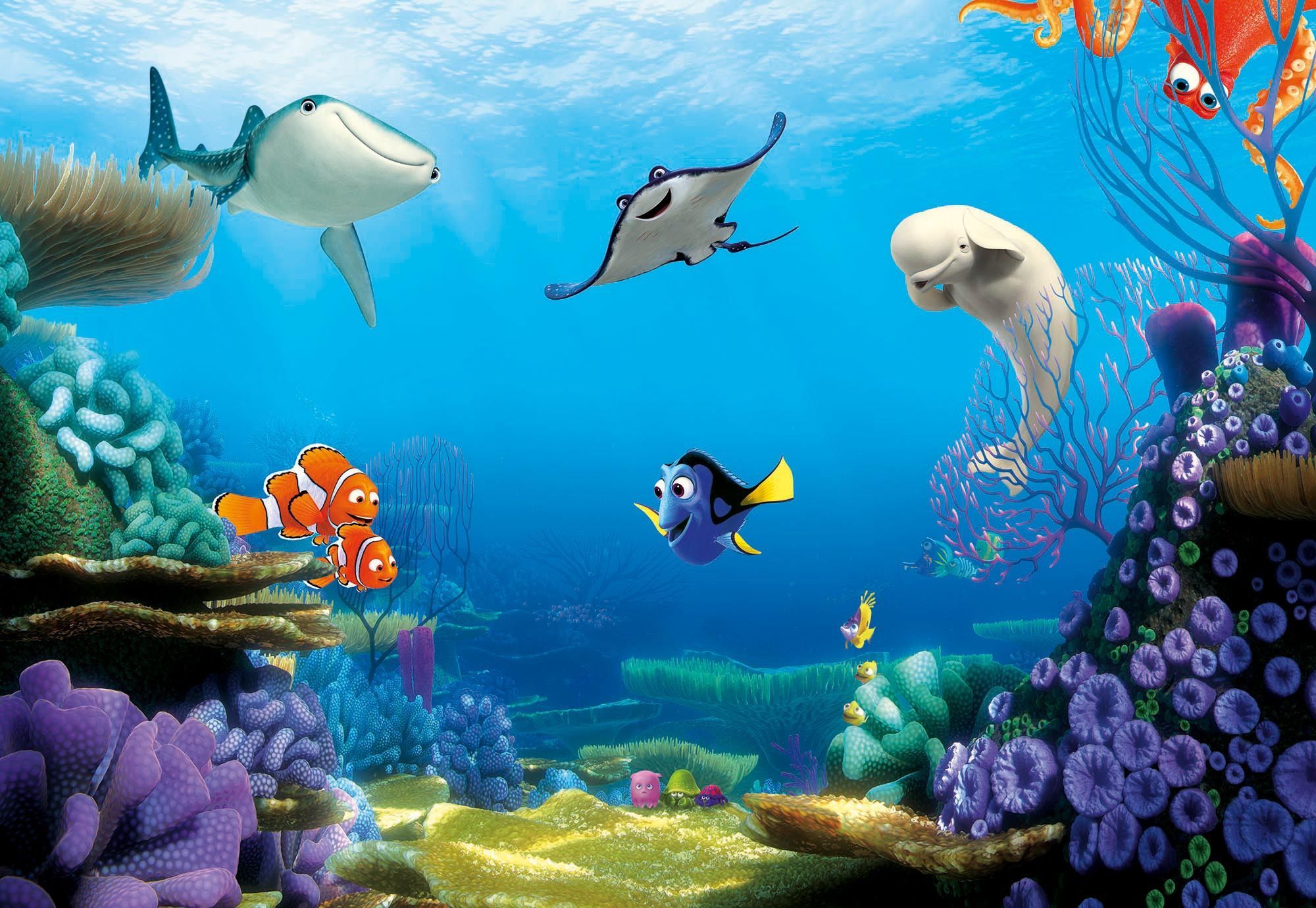 Dory Nemo fondale marino, 2000x1381 2K, PC Desktop