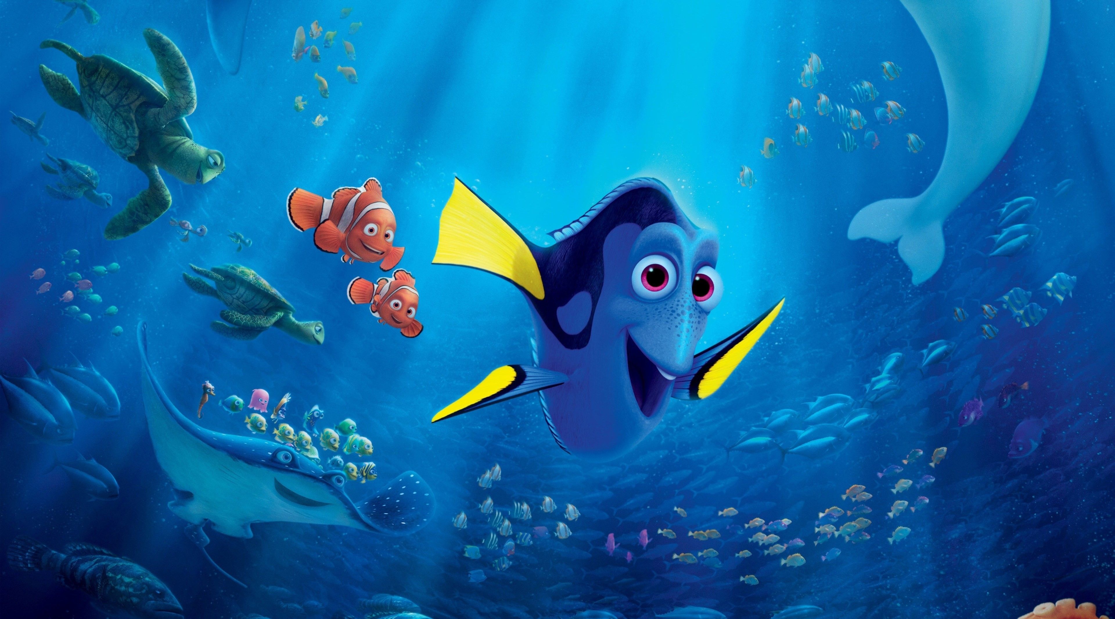 Dory Nemo oceano personaggi, 3840x2131 Ultra HD, 4K TV