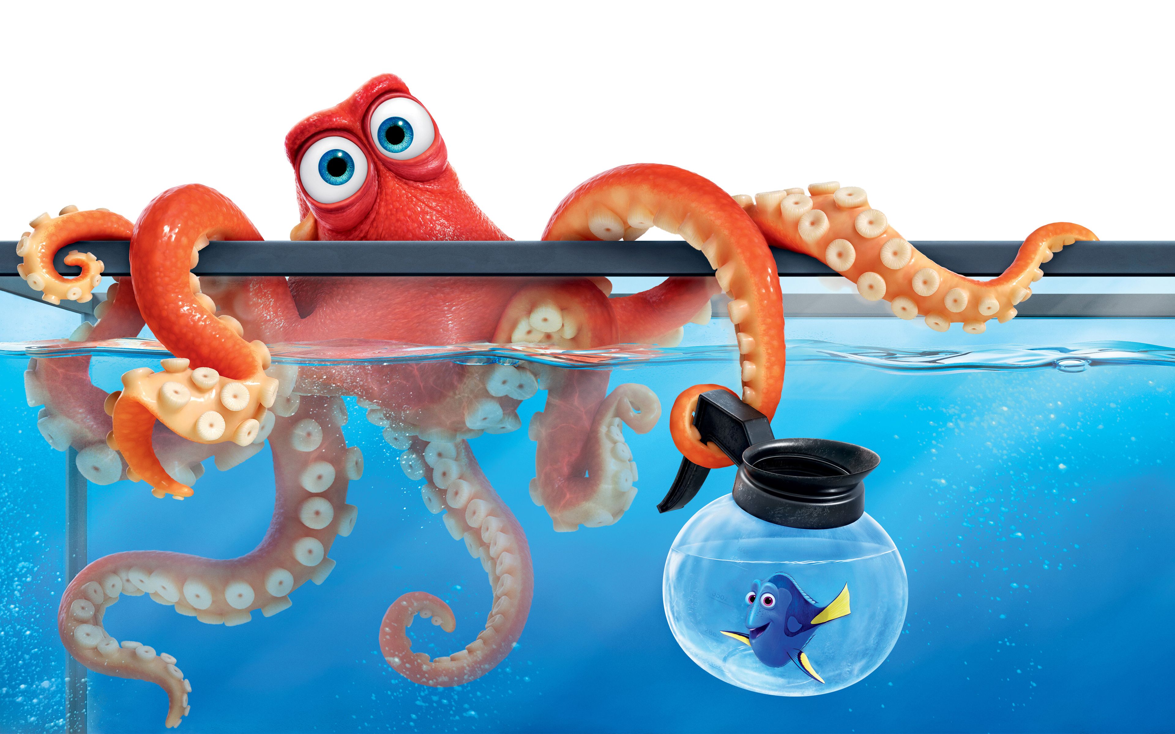 Hank e Dory acquario, 3840x2400 4K Ultra HD, Monitor 4K