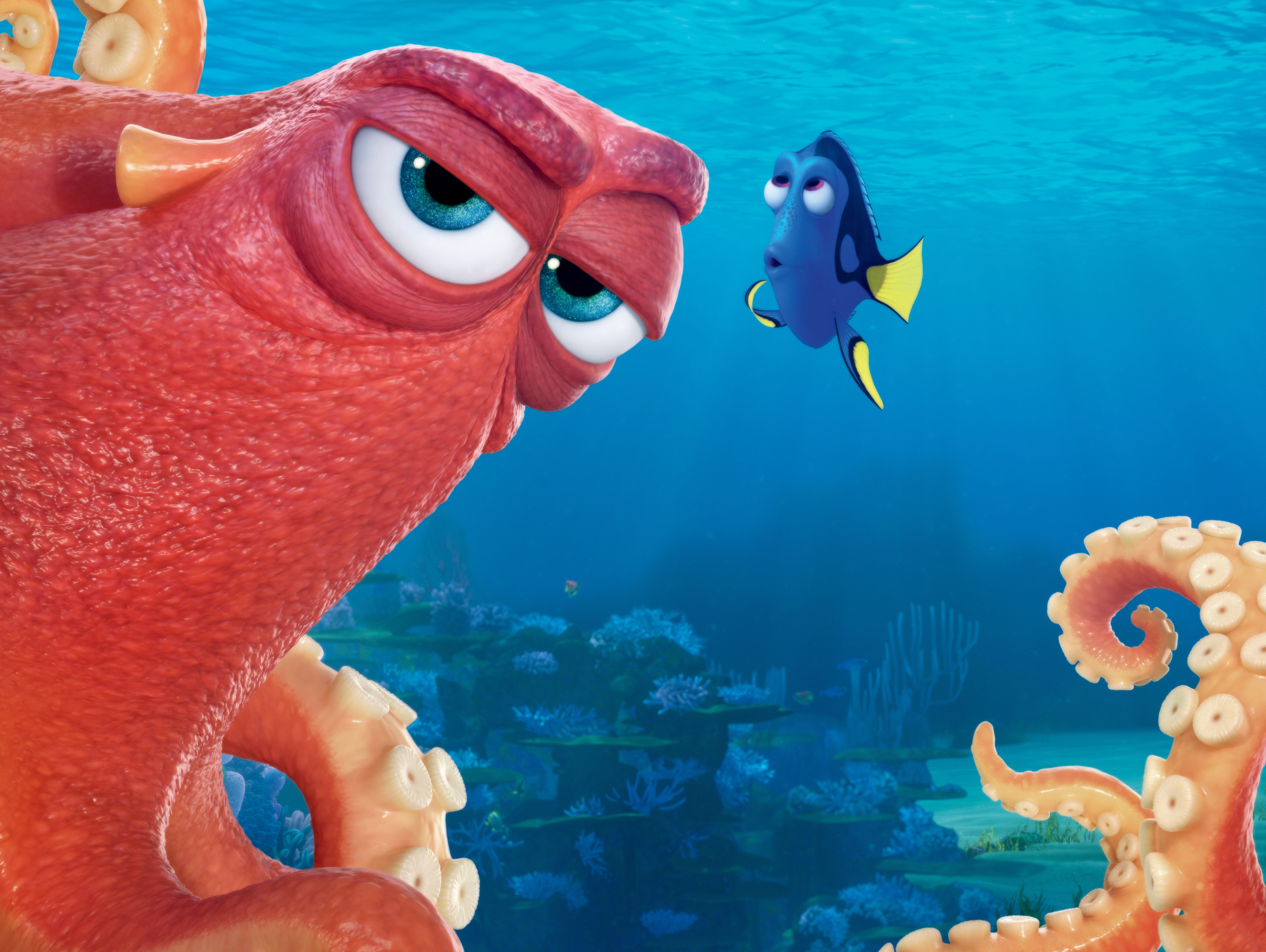 Dory e Hank polpo, 7980x6000 Ultra HD, Monitor 4K