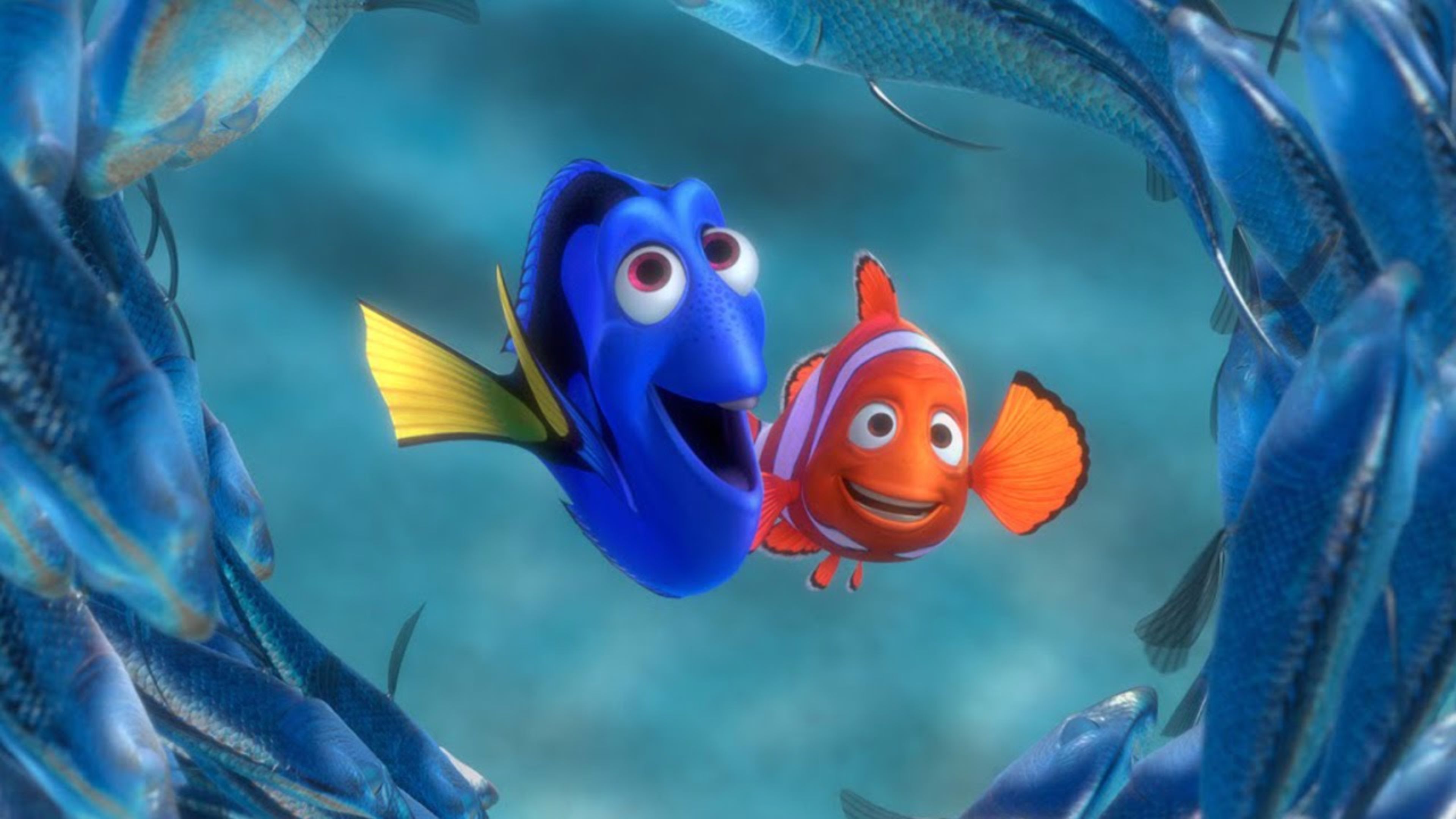 Dory e Nemo pesci, 3840x2160 4K Ultra HD, Monitor 4K