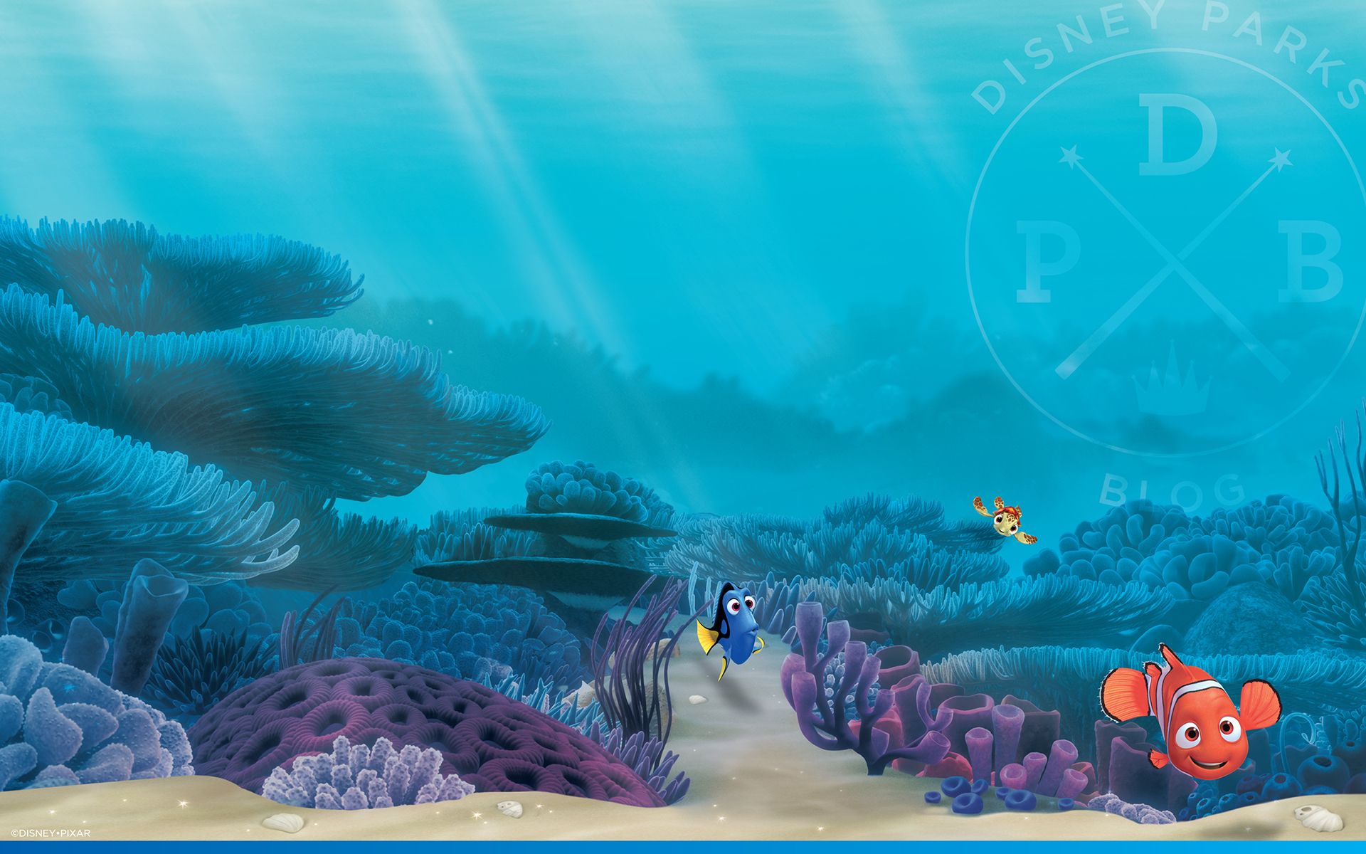 Dory e Nemo oceano, 1920x1200 Full HD+, Desktop