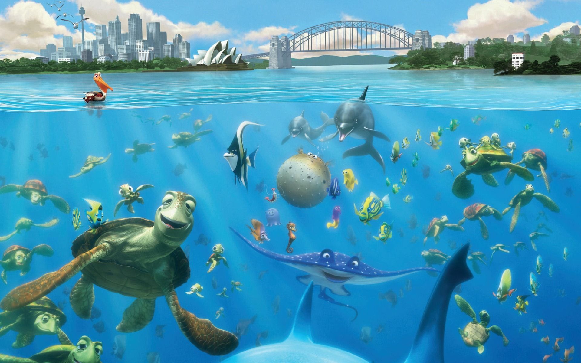 Alla Ricerca di Nemo oceano, 1920x1200 WUXGA, Desktop
