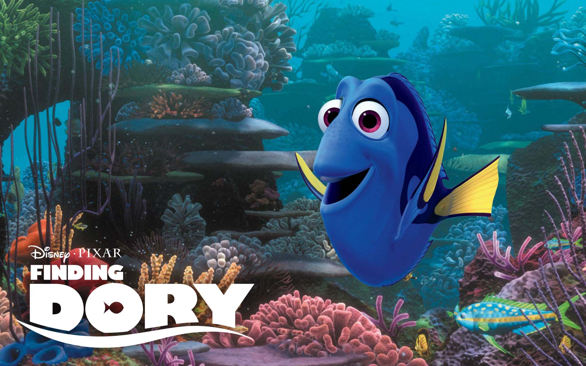 Dory pesce blu, poster Alla Ricerca di Dory, 1920x1200 WUXGA, iMac
