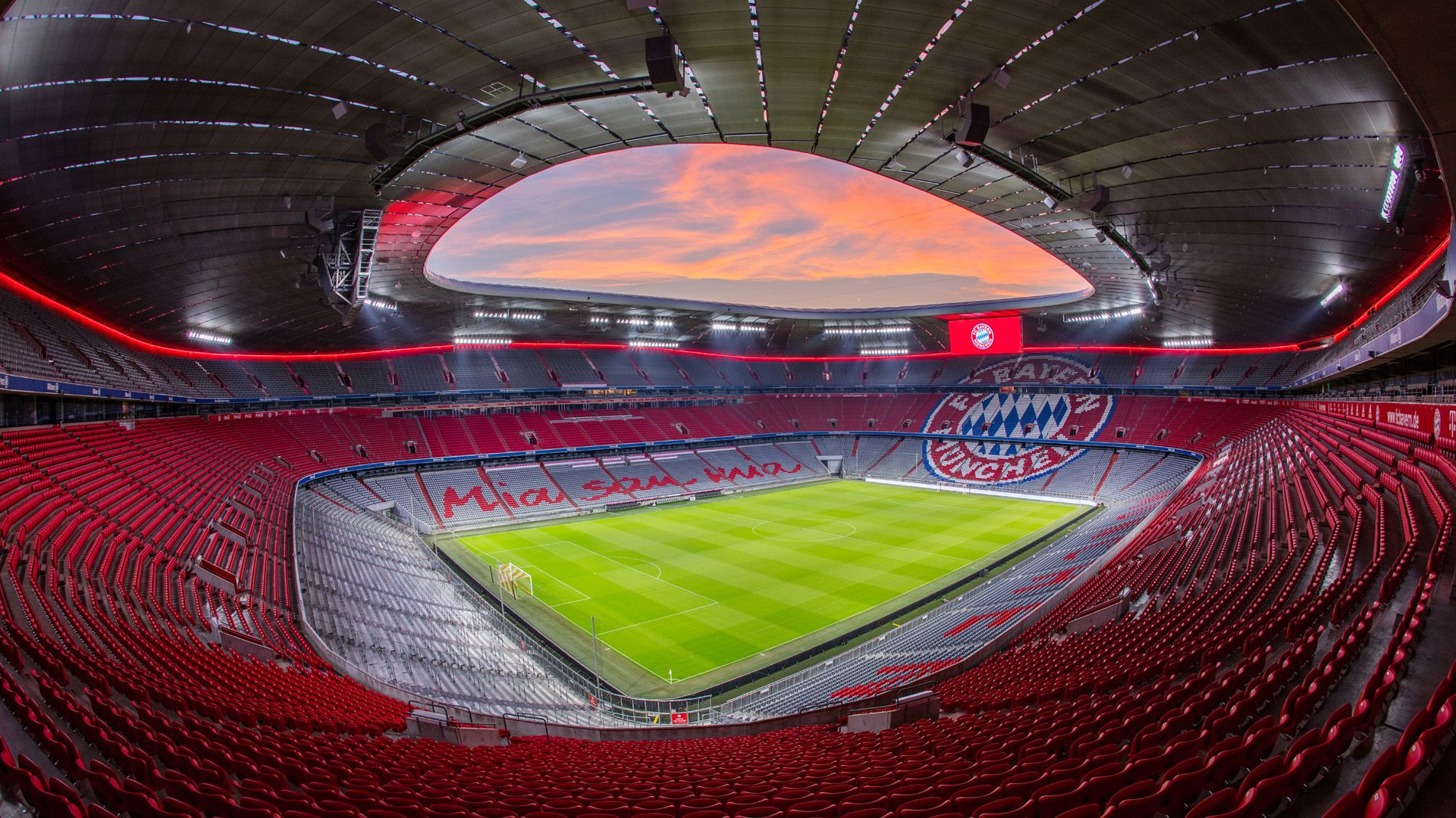 Allianz Arena Bayern Monaco, stadio, 1920x1080 Full HD 1080p, Desktop