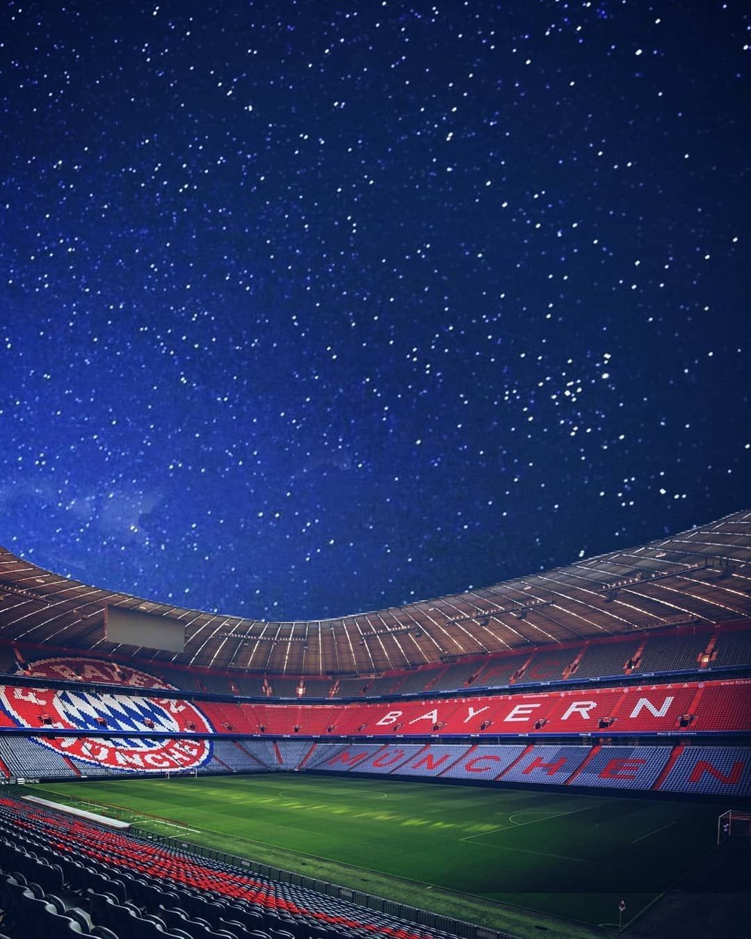 Allianz Arena stadio Bayern Monaco, calcio, 1080x1350 Full HD Verticale, Smartphone