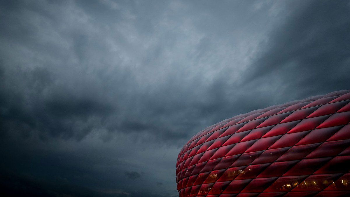 Allianz Arena stadio rosso, 1200x675 HD, iMac