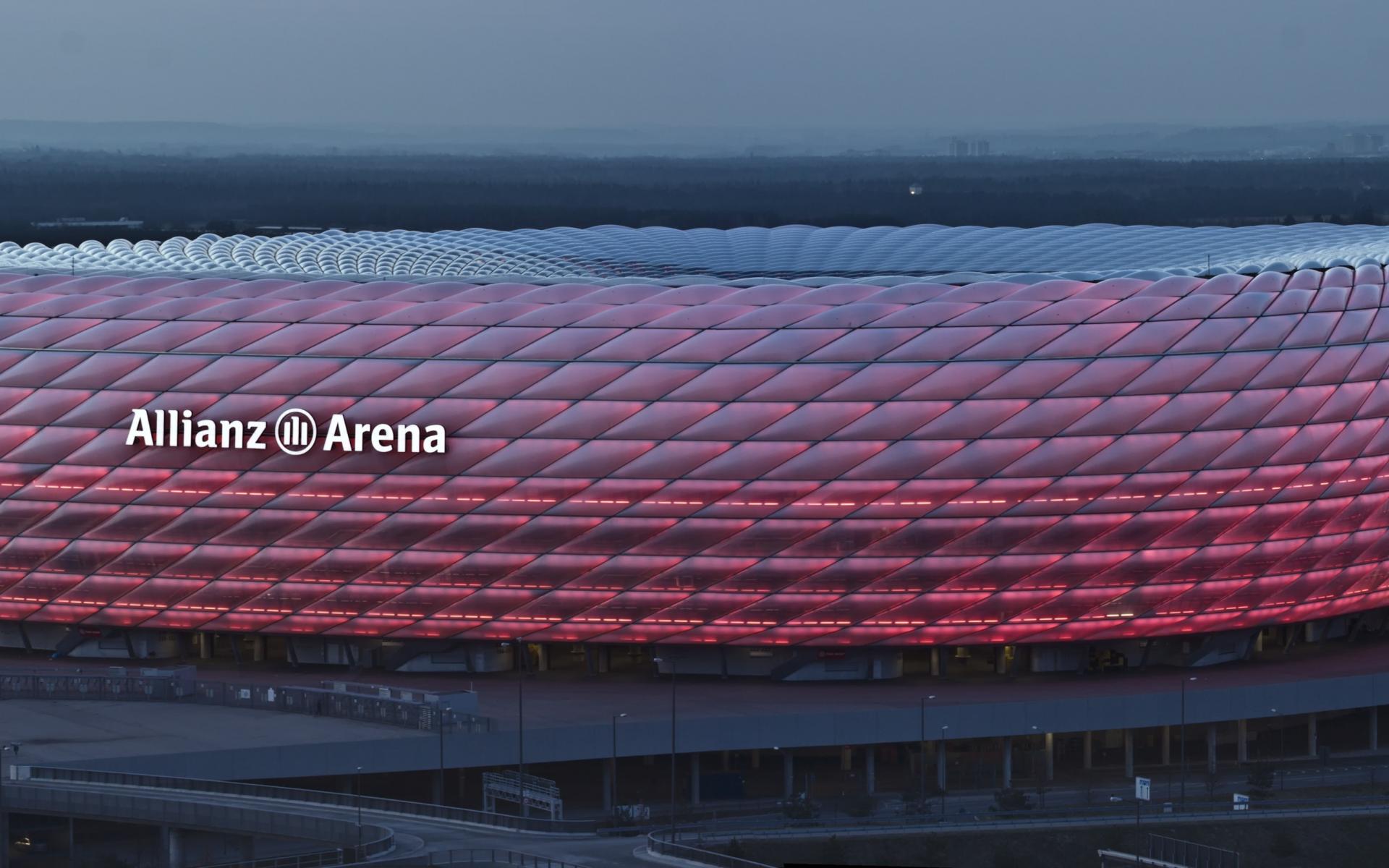 Allianz Arena stadio calcio, 1920x1200 WUXGA, iMac