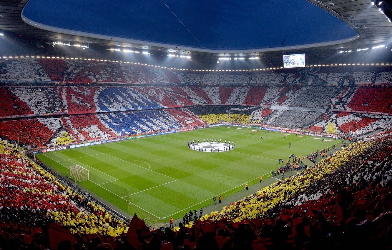 Stadio Allianz Arena Bayern Monaco, calcio, 1332x850 HD, Desktop