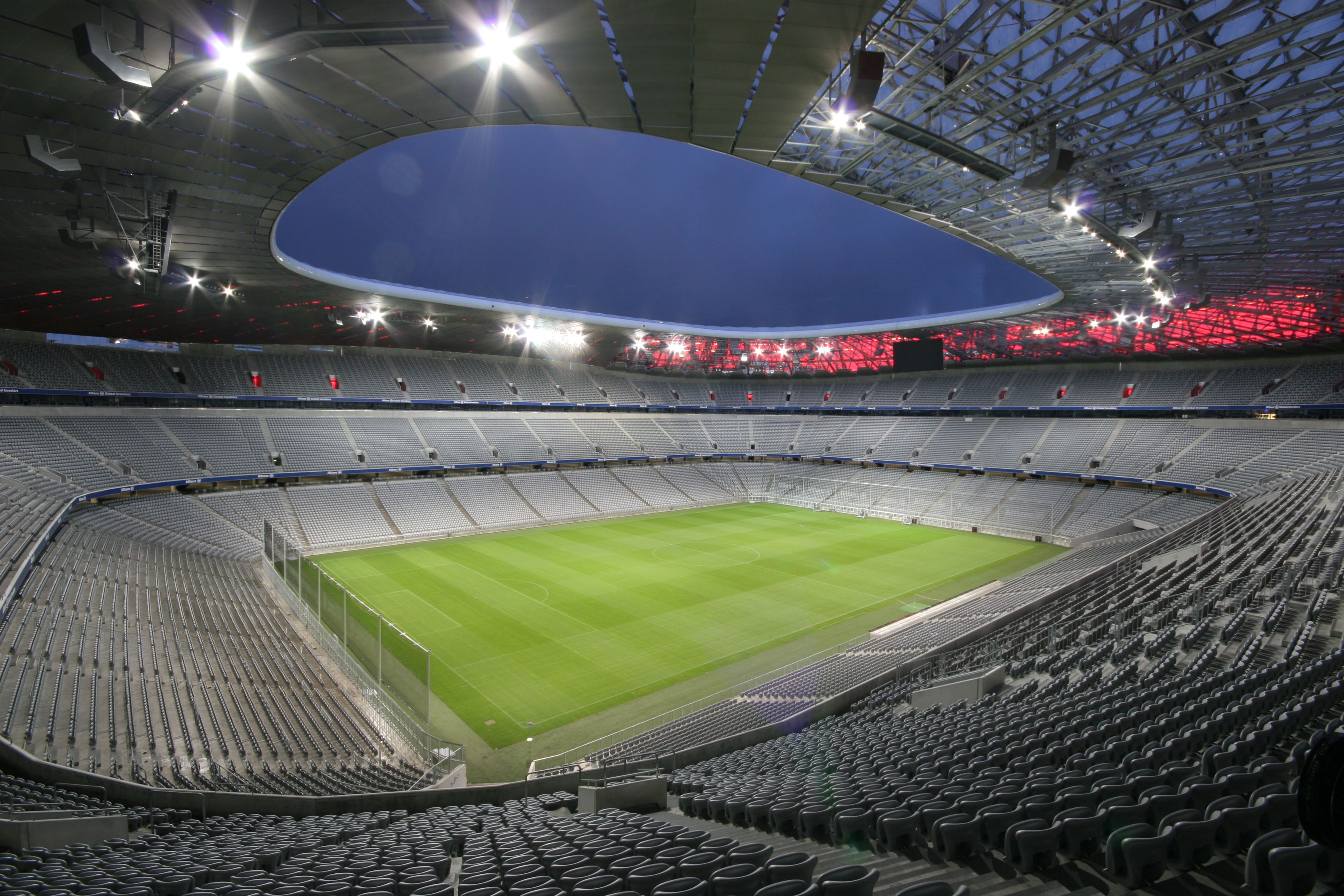 Allianz Arena stadio vuoto, 3504x2336 2K, Monitor Gaming