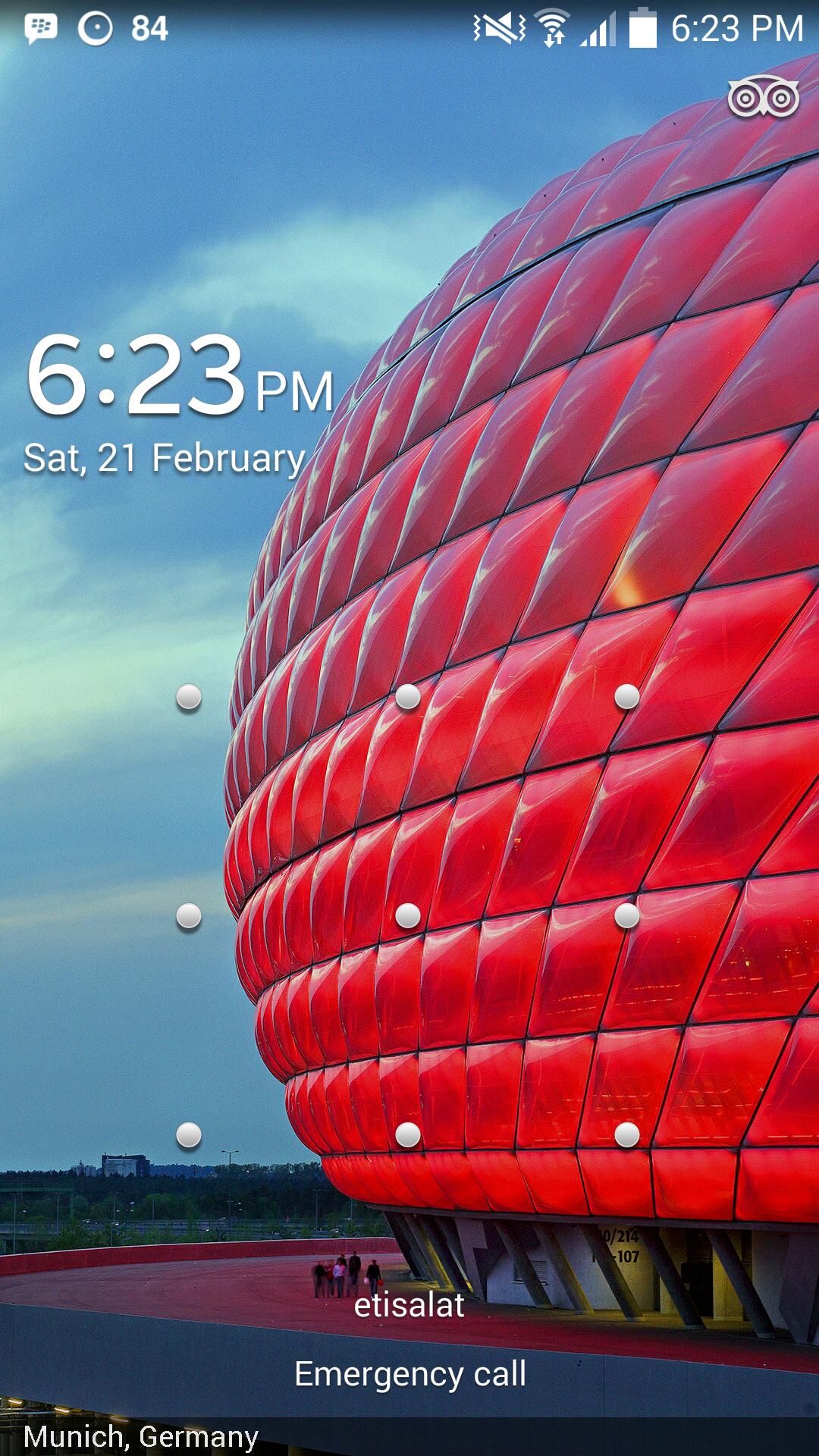 Allianz Arena stadio rosso, 1080x1920 Full HD Verticale, iPhone
