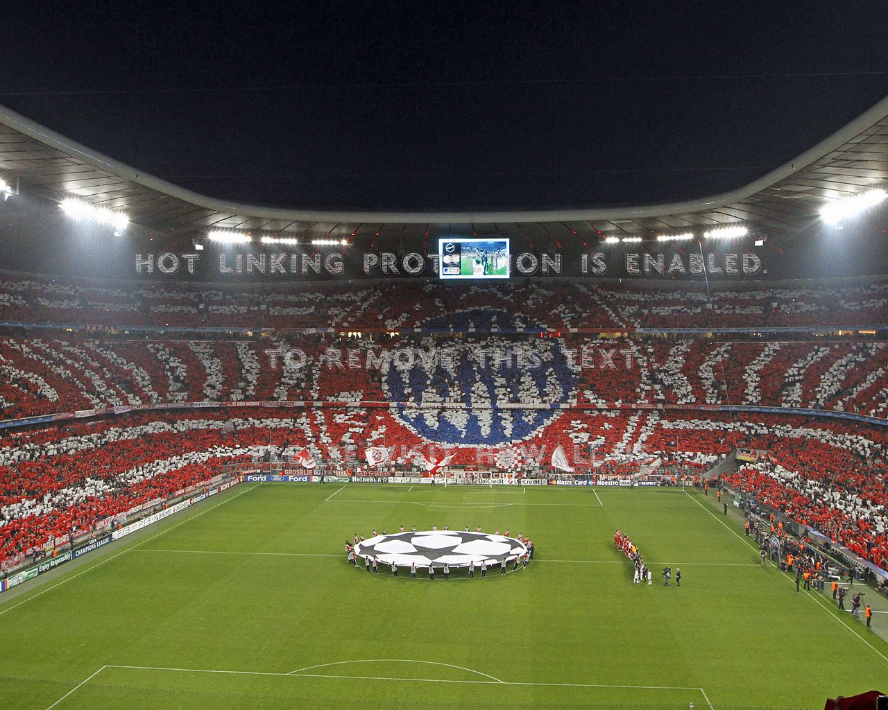 Allianz Arena tifosi Bayern Monaco, calcio, 1280x1024 720p, Laptop