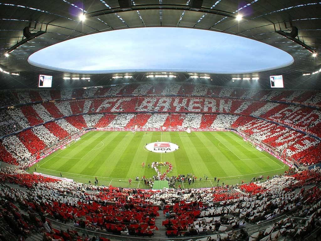 Allianz Arena FC Bayern stadio, 1024x768 HD, Laptop