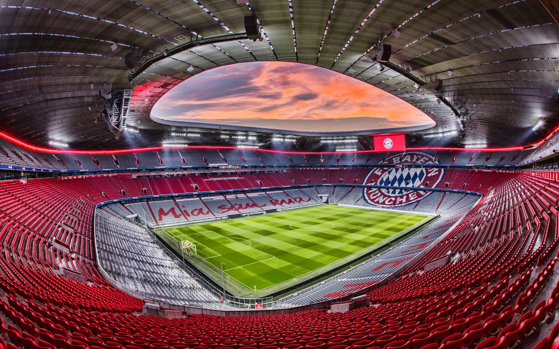 Allianz Arena stadio calcio, 1920x1200 WUXGA, PC