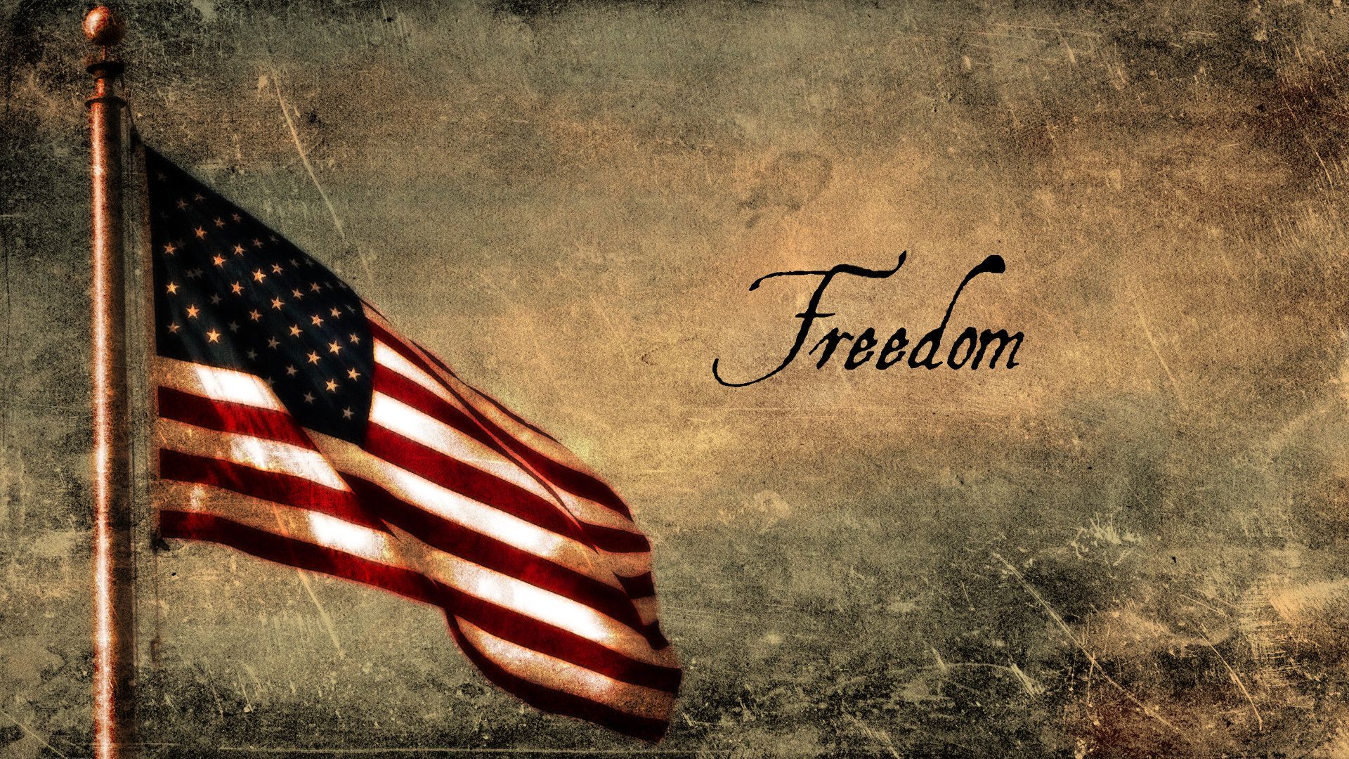 Bandiera americana vintage seppia, 1920x1080 Full HD 1080p, PC
