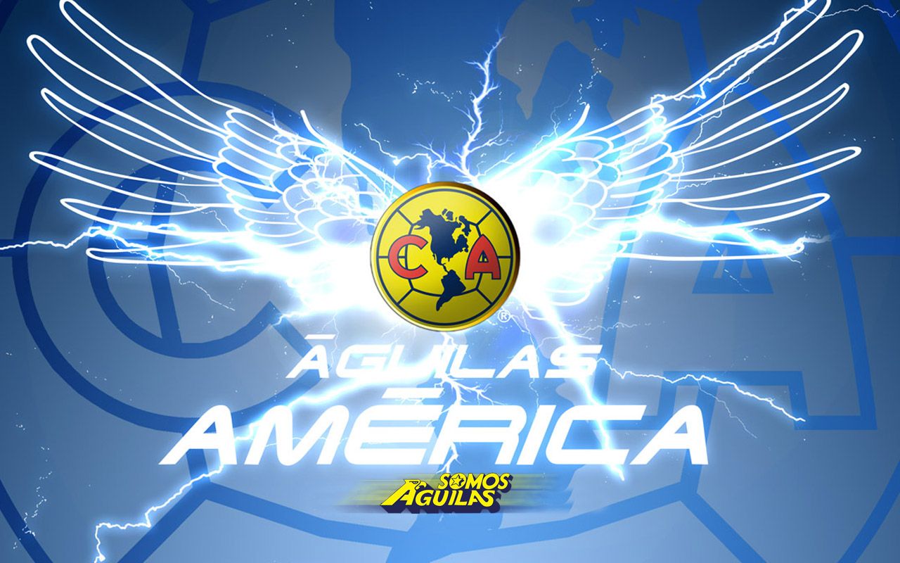 Logo Club América ali fulmini, 1280x800 720p, Laptop