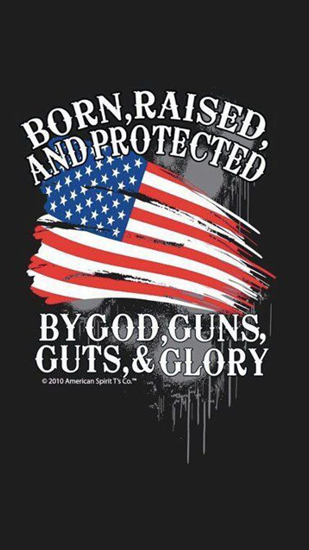 Bandiera americana grunge con testo, 1080x1920 Full HD Verticale, iPhone