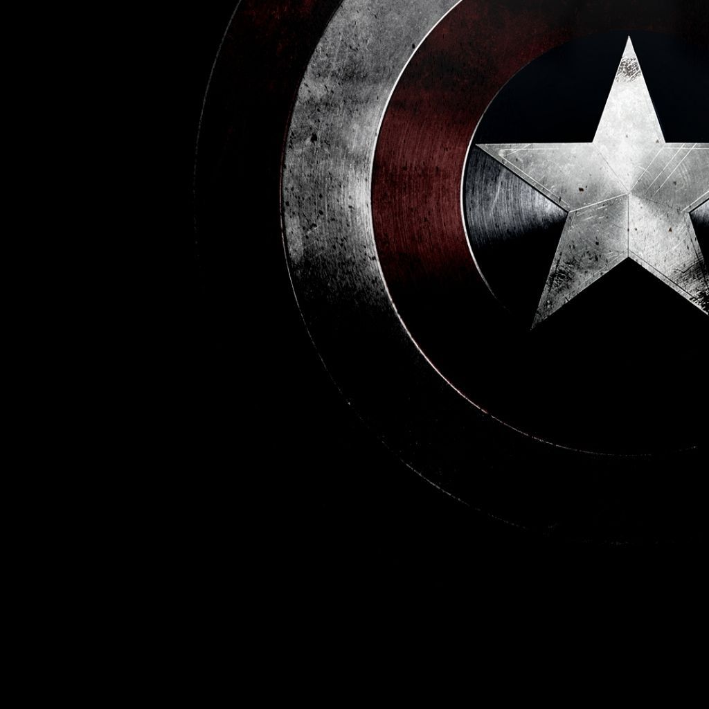 Scudo Captain America, 1024x1024 HD, Desktop