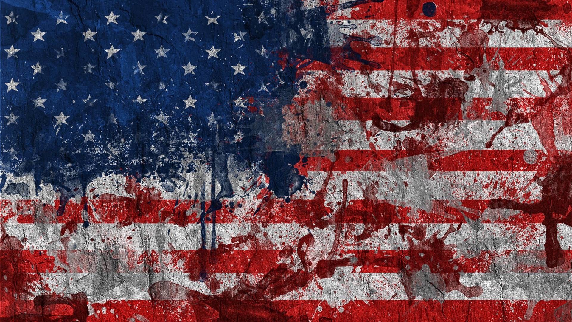Bandiera americana grunge texture, 1920x1080 Full HD, Desktop