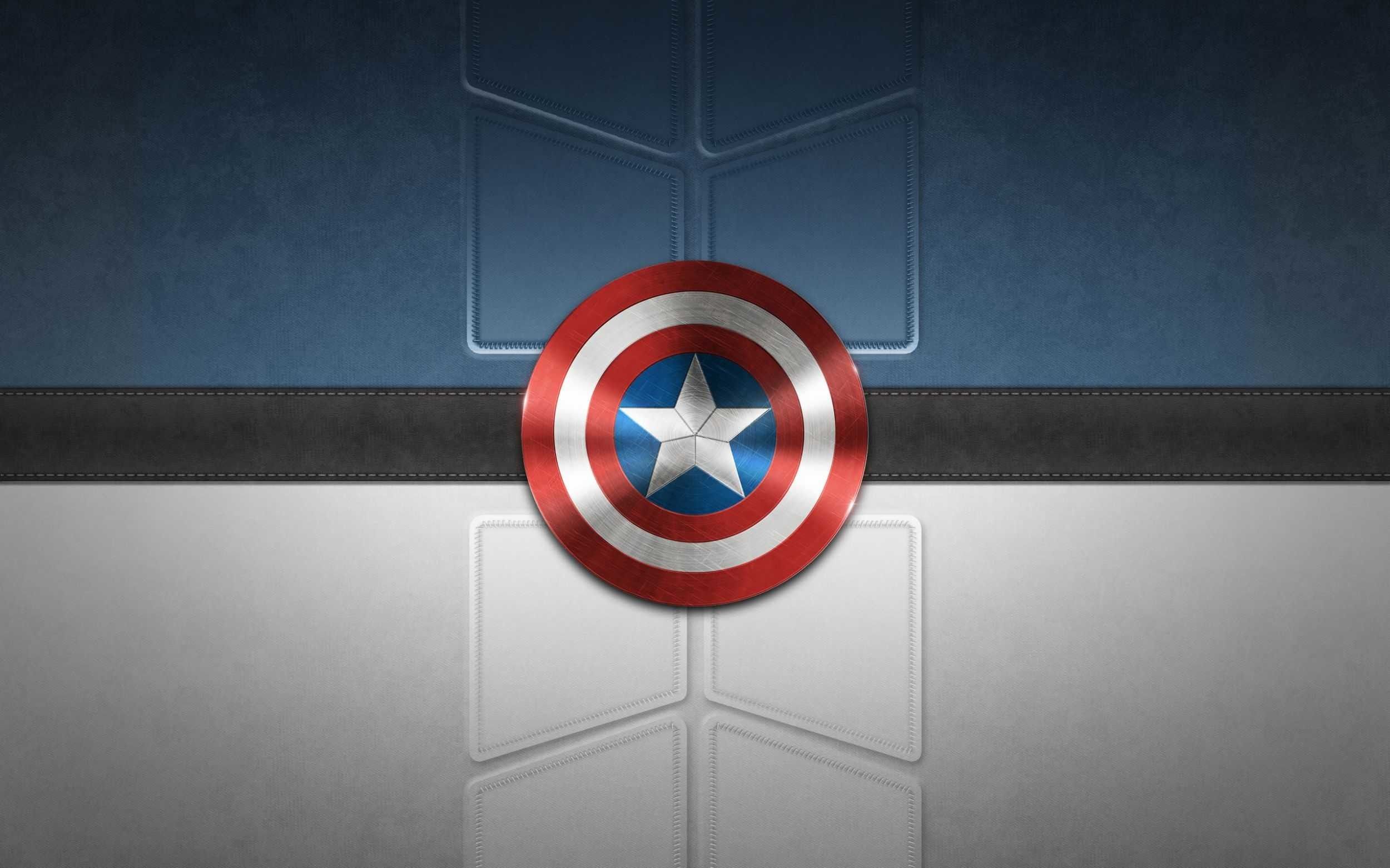 Scudo Captain America logo, 2500x1562 Hi-Res, iMac