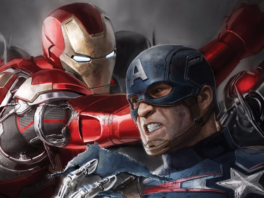 Iron Man e Captain America, Tony Stark, 1024x768 HD, Laptop