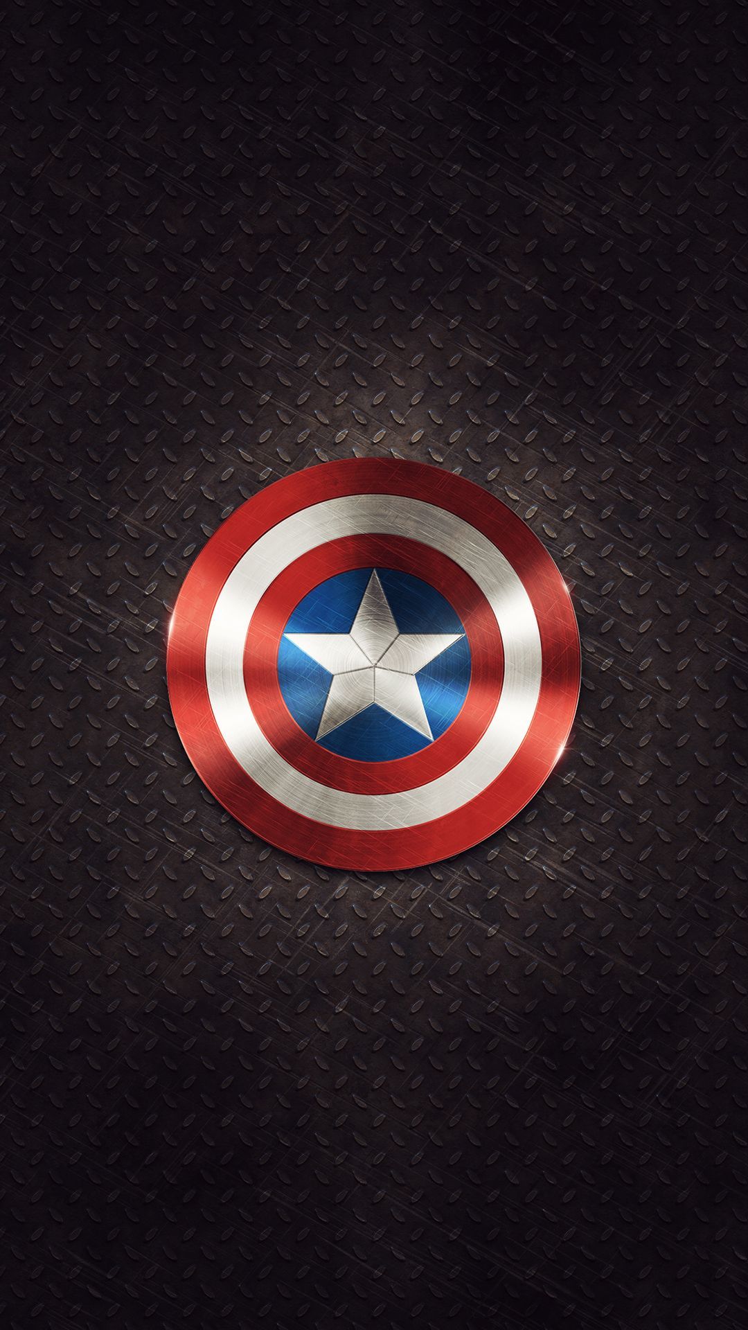 Scudo Captain America Marvel, Steve Rogers, 1080x1920 Verticale, Mobile