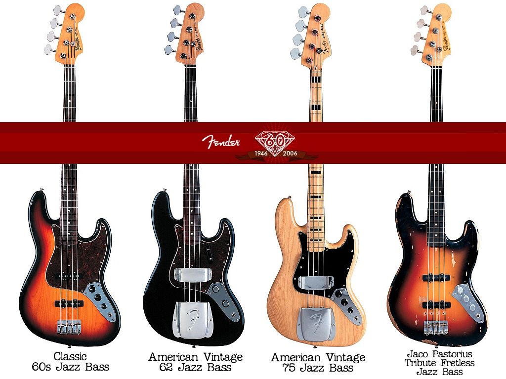 Chitarre basso Fender Jazz Bass, 1024x768 HD, Laptop