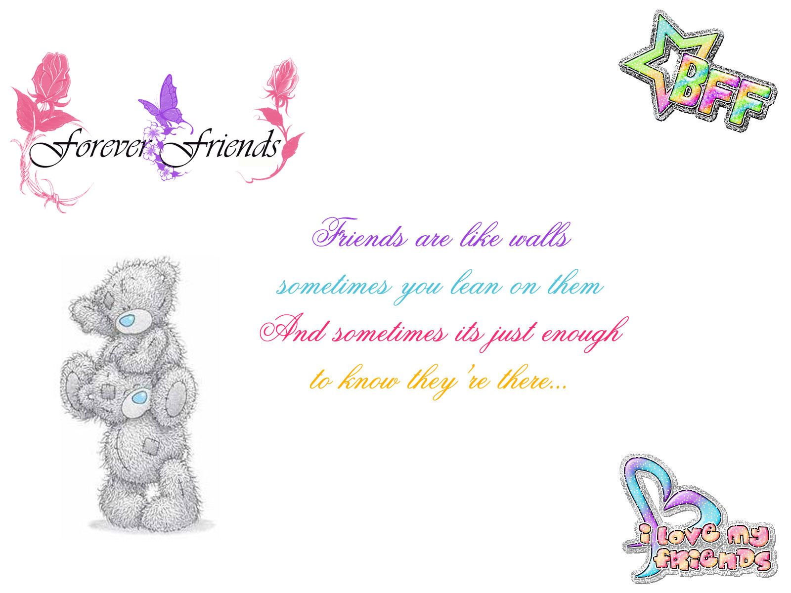 Orsetto Tatty Teddy Forever Friends, 1600x1200 HD, PC