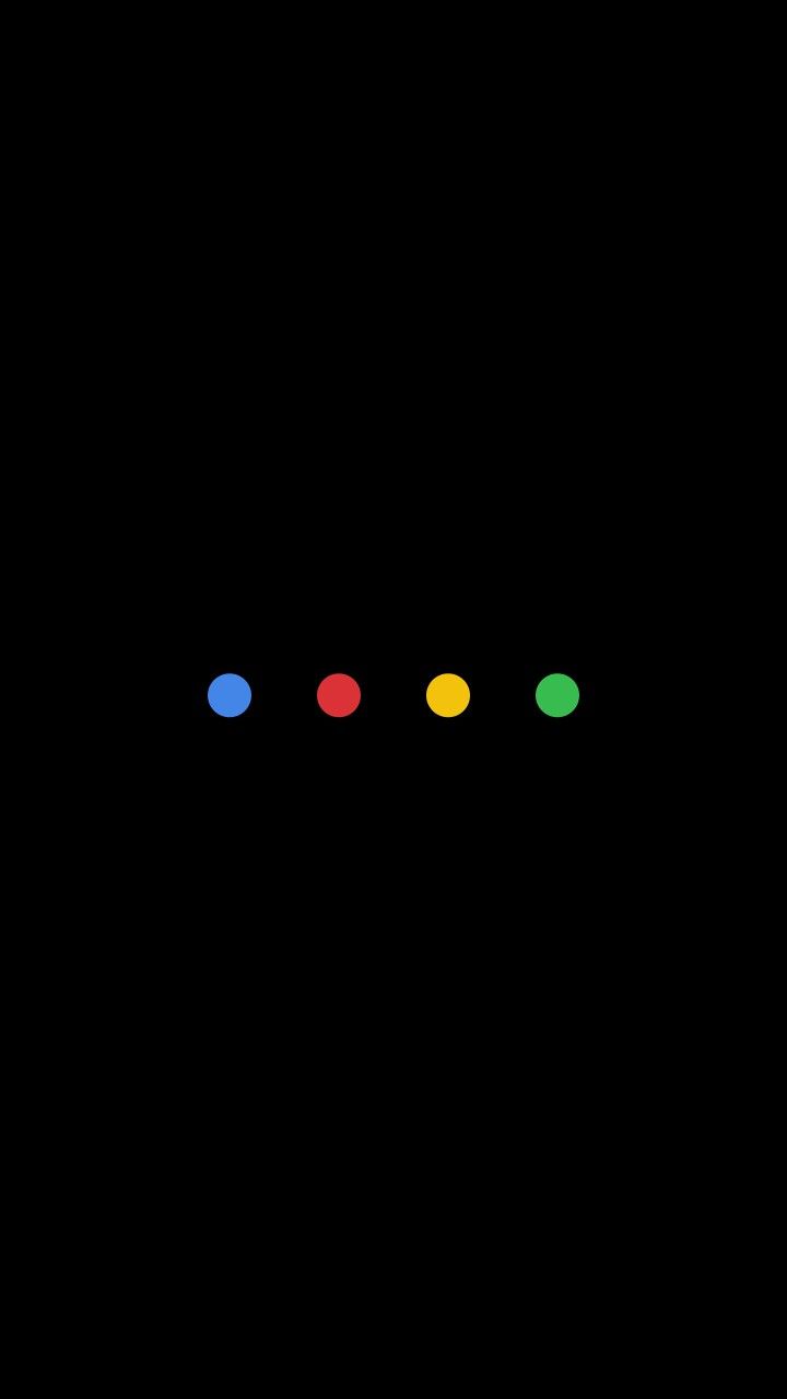 Quattro puntini colorati Google, 720x1280 Verticale, Telefono