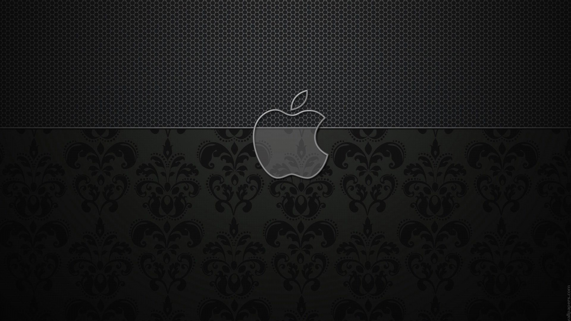 Logo Apple nero, Cupertino, 1920x1080 1080p, Laptop