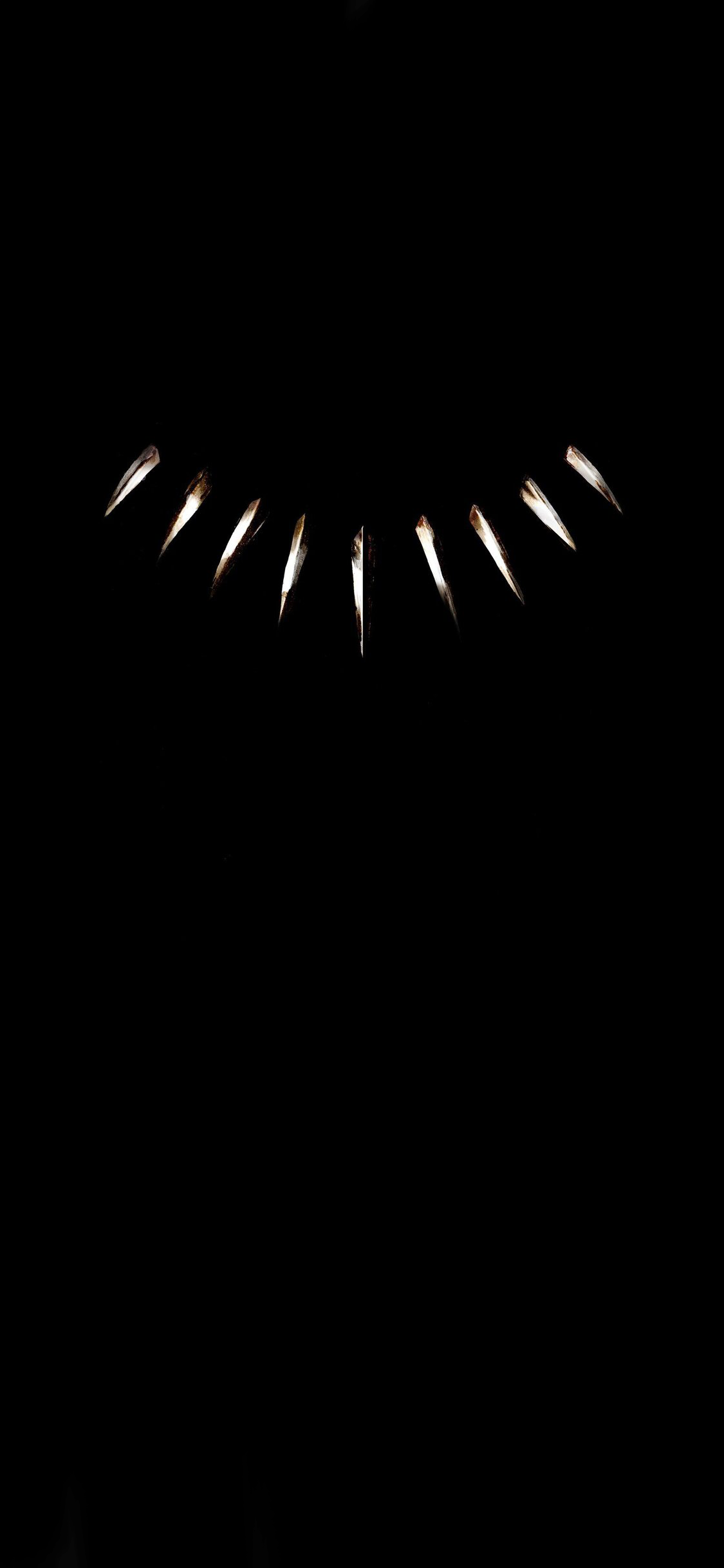 Black Panther maschera collana artigli, 1125x2436 Full HD Verticale, Smartphone