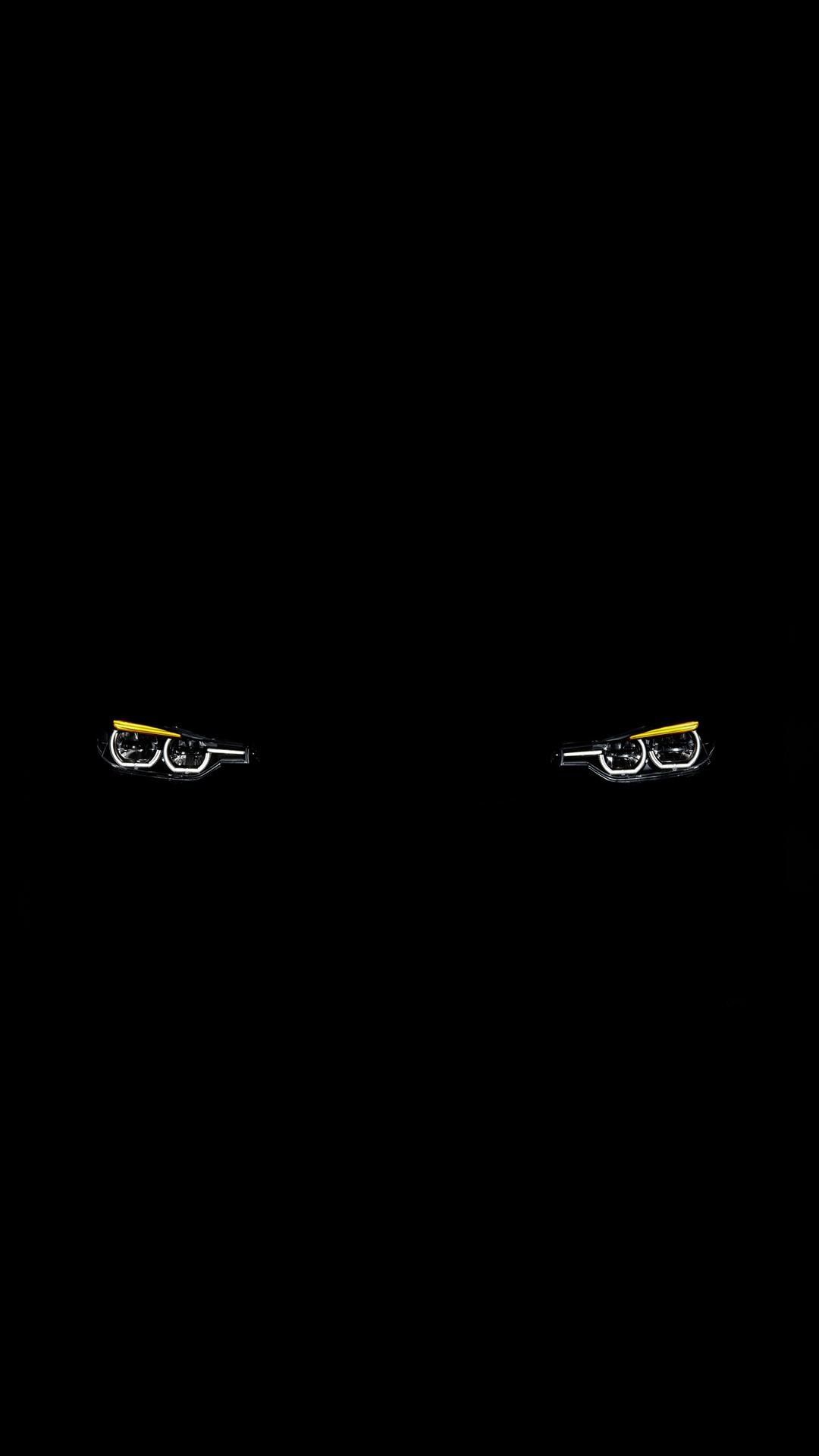 Occhi gialli sfondo nero, 1080x1920 Verticale, Telefono