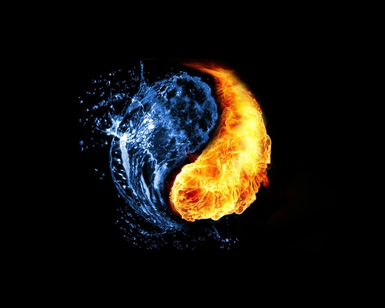 Yin yang acqua e fuoco, 1280x1024 720p, MacBook Air