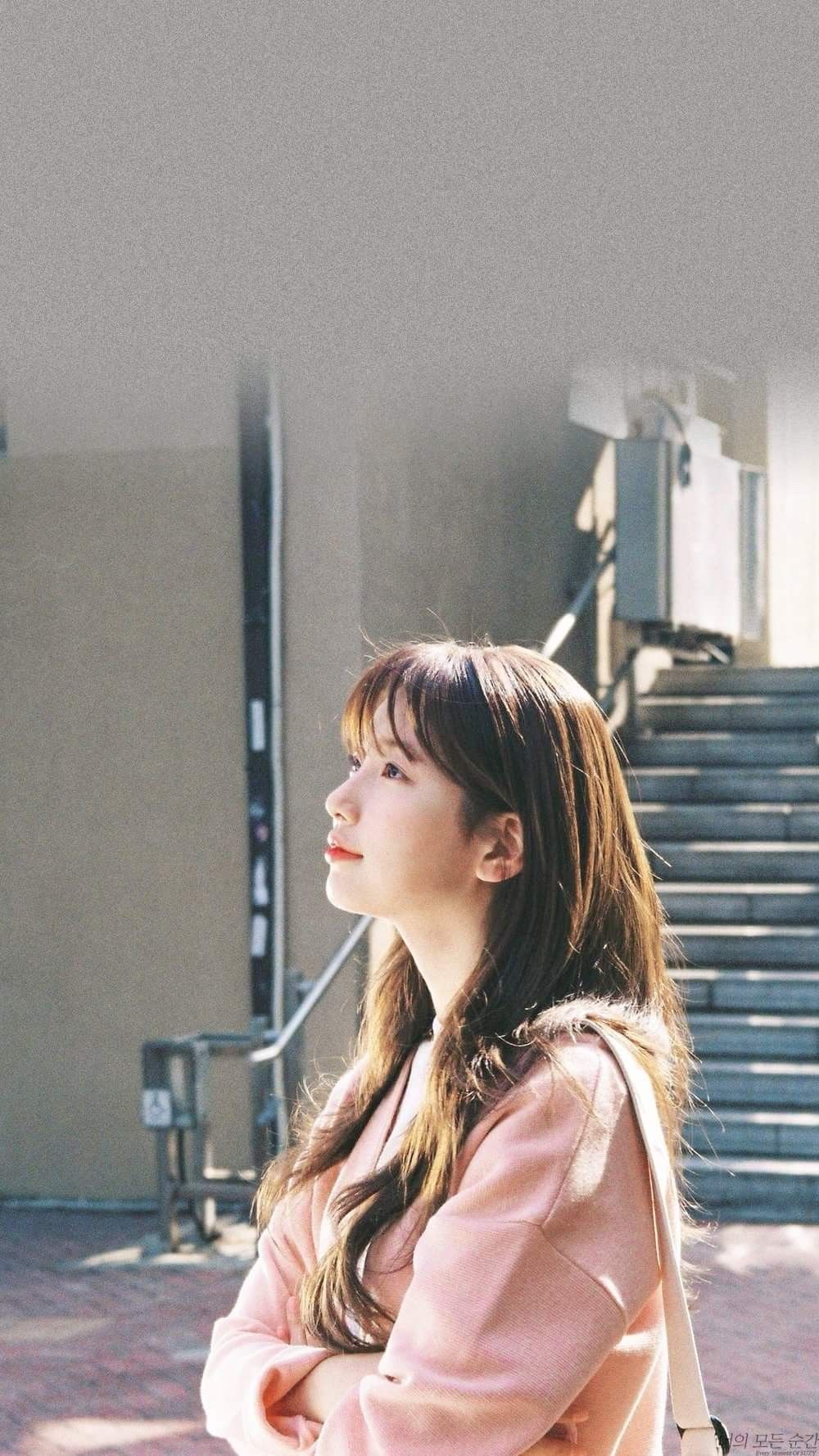 Bae Suzy profilo maglione rosa, 1000x1778 Verticale, Xiaomi