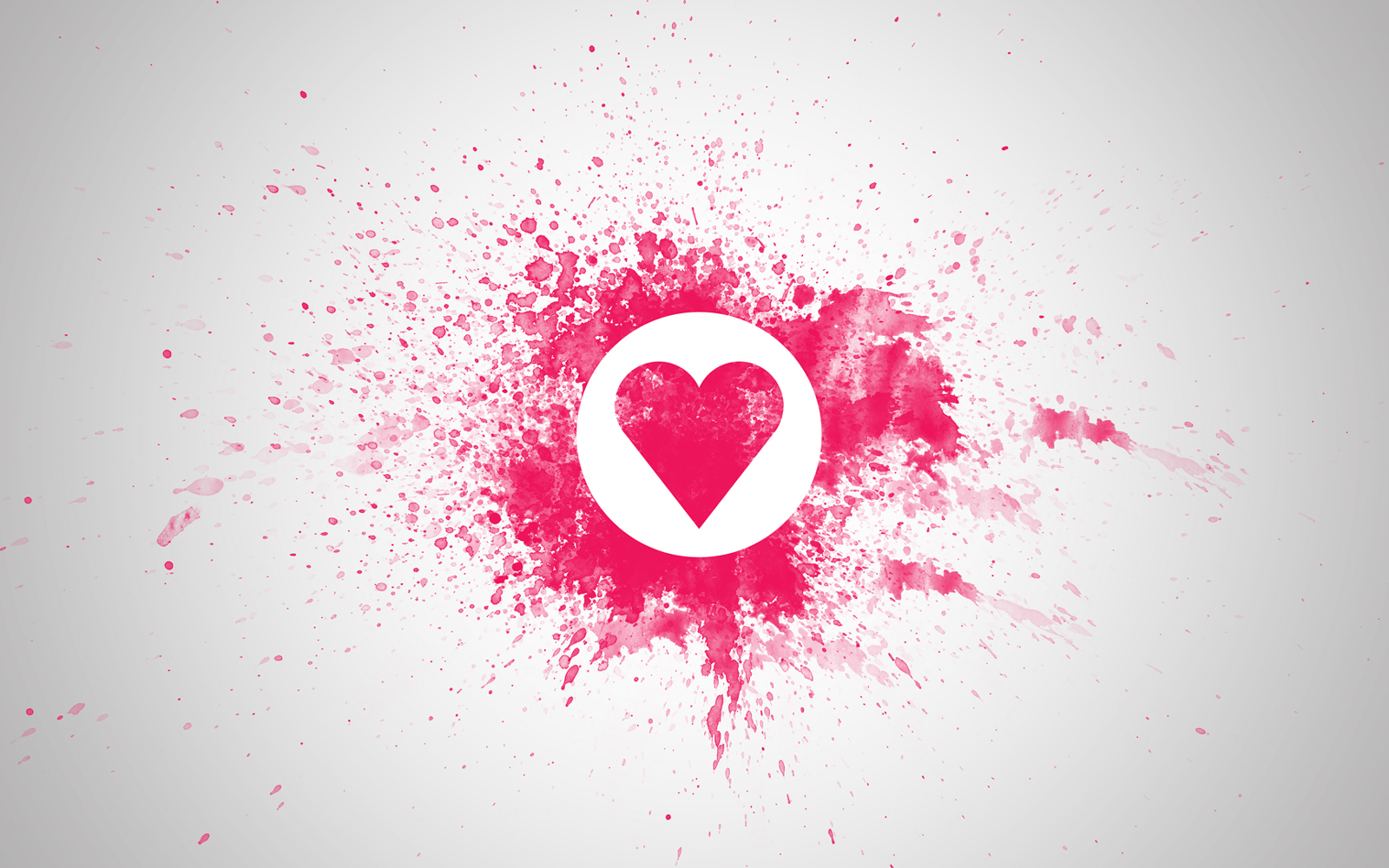 Cuore rosa esplosione polvere, 1600x1000 HD Ready, Notebook Gaming