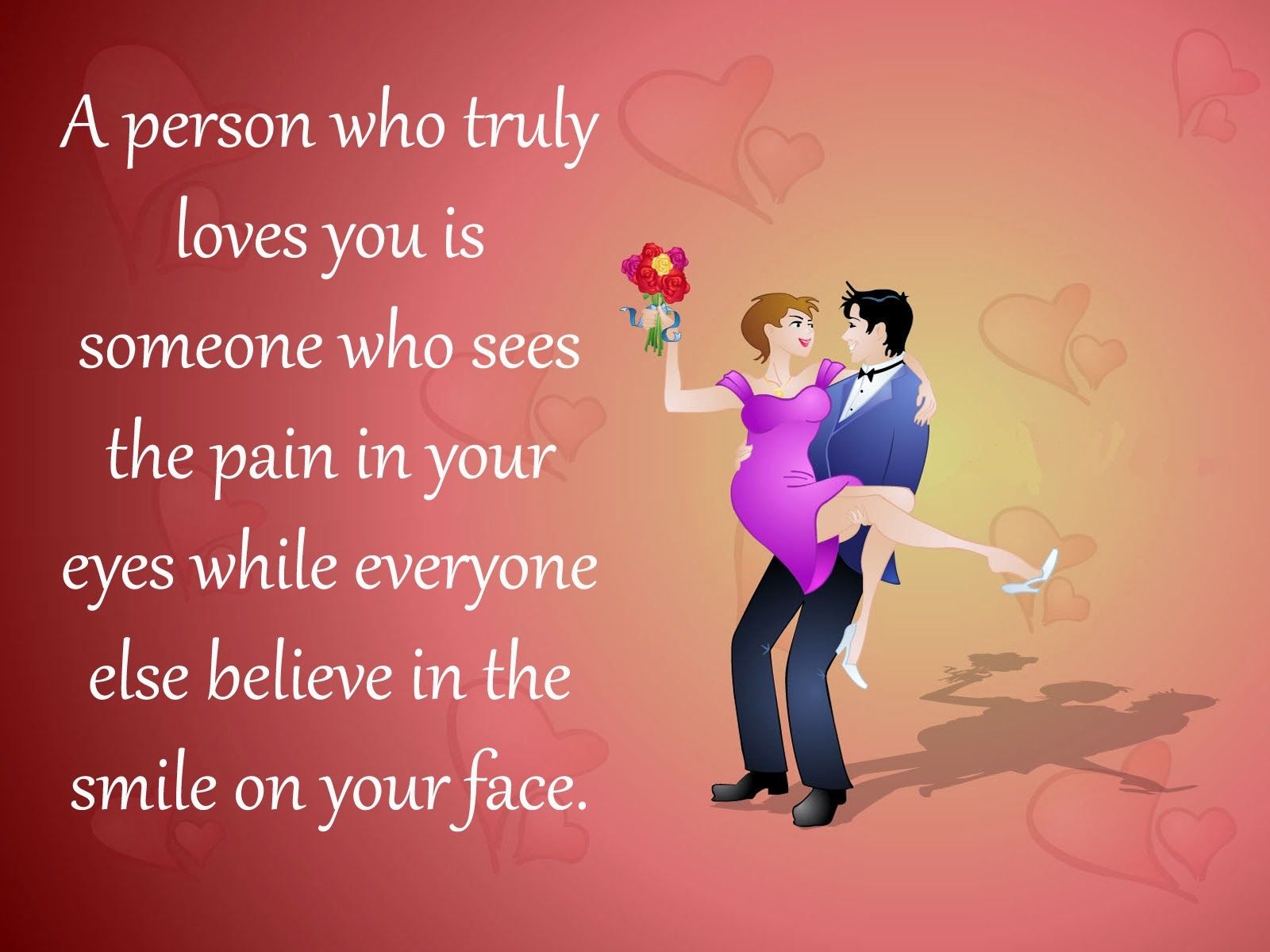 Coppia romantica con frase amore, 1600x1200 HD, Laptop