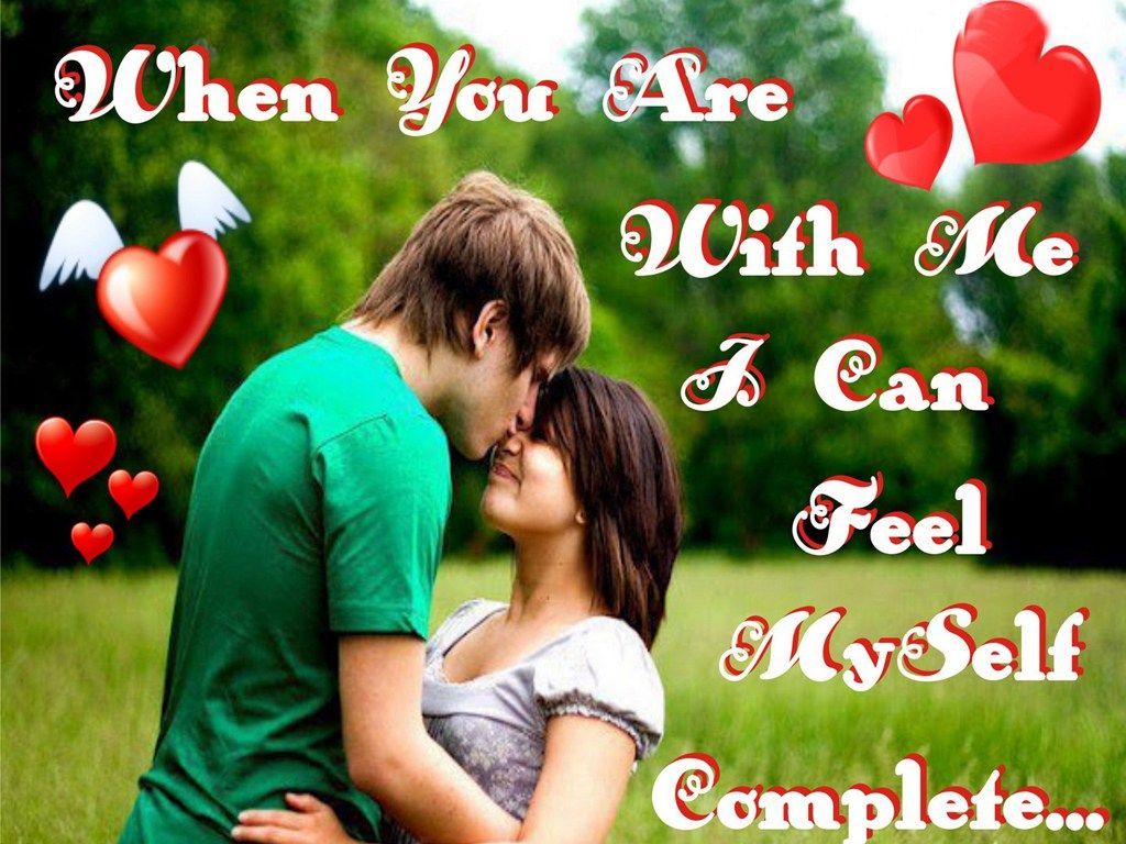 Coppia abbracciata con cuori, 1024x768 HD, PC Desktop