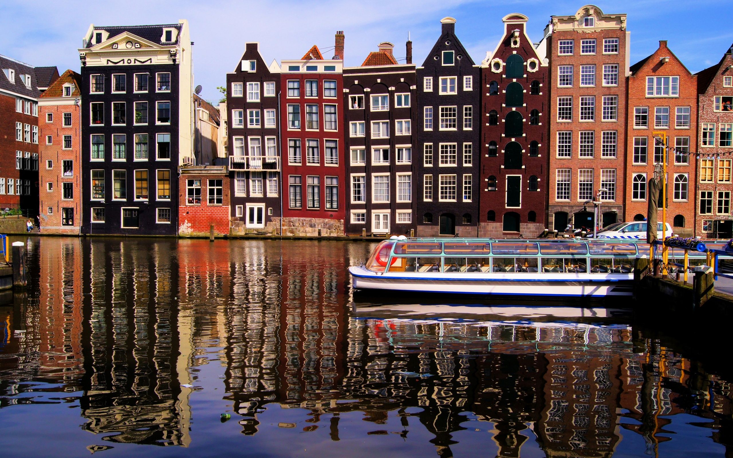 Case colorate canale Amsterdam, 2560x1600 2K+, Desktop