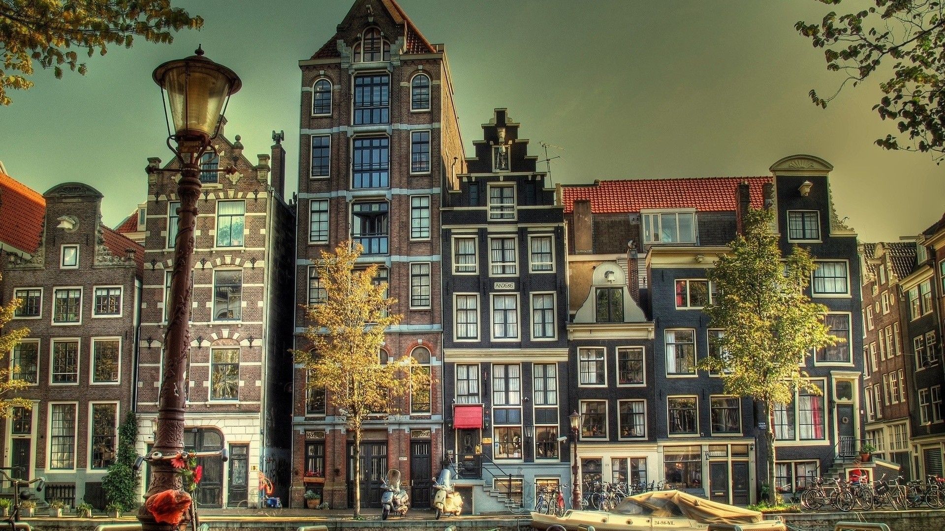 Case tipiche di Amsterdam, 1920x1080 1080p, Monitor Gaming