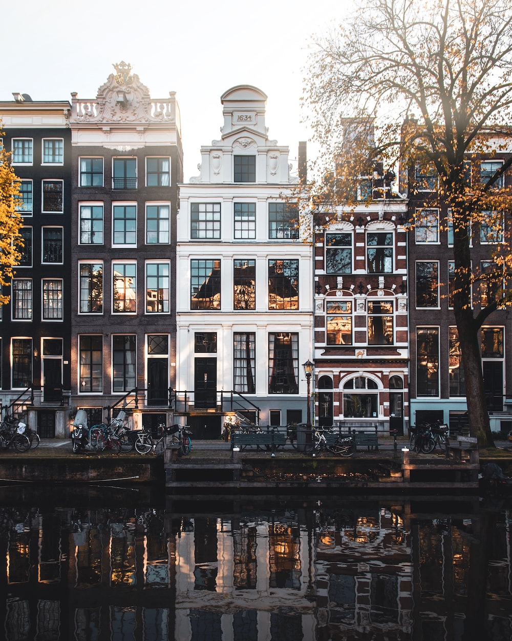 Case tipiche canale Amsterdam, 1000x1250 Verticale, Mobile