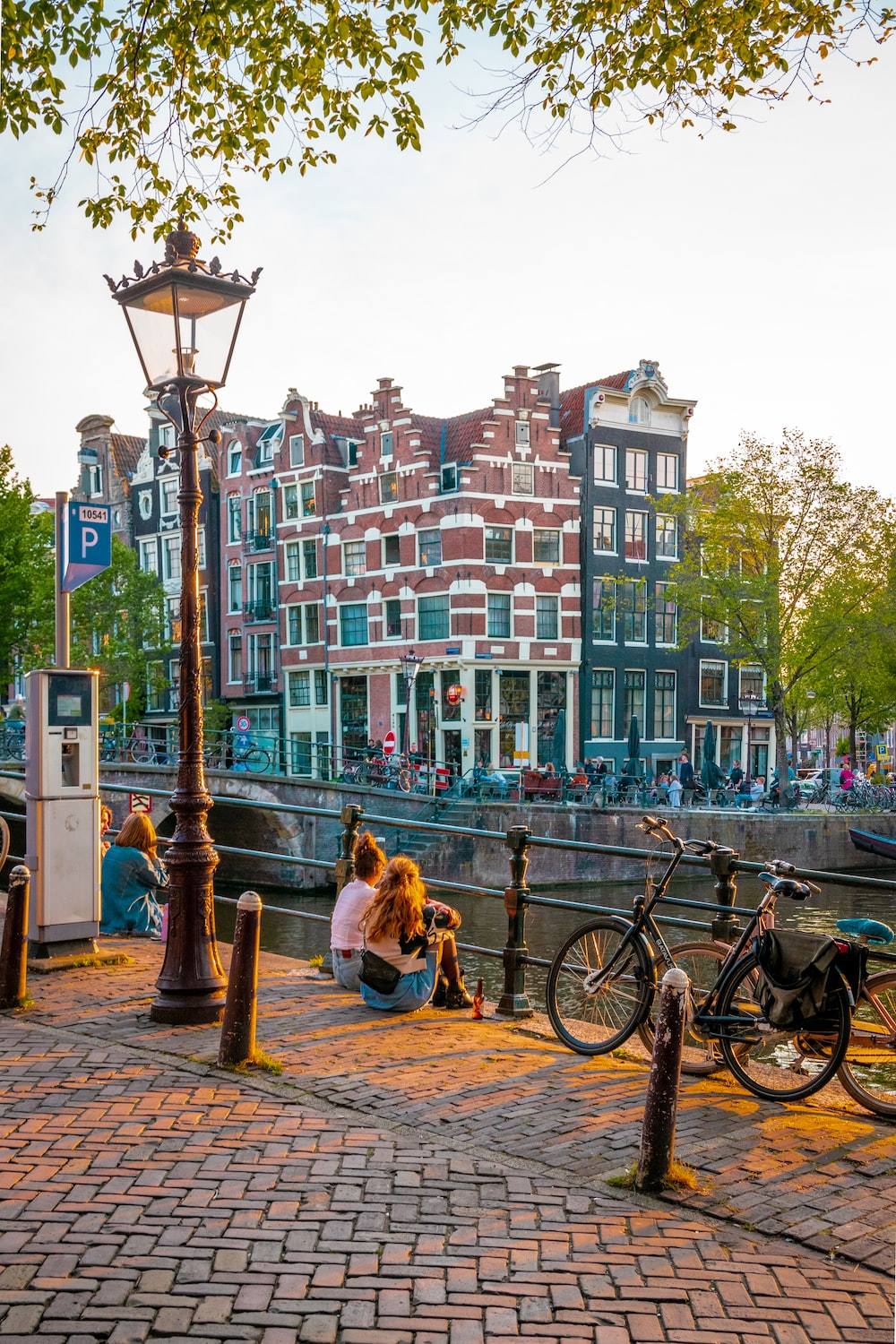 Canale di Amsterdam al tramonto, 1000x1500 Verticale, POCO