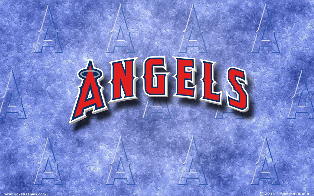 Logo Angels baseball blu, 1280x800 720p, Laptop